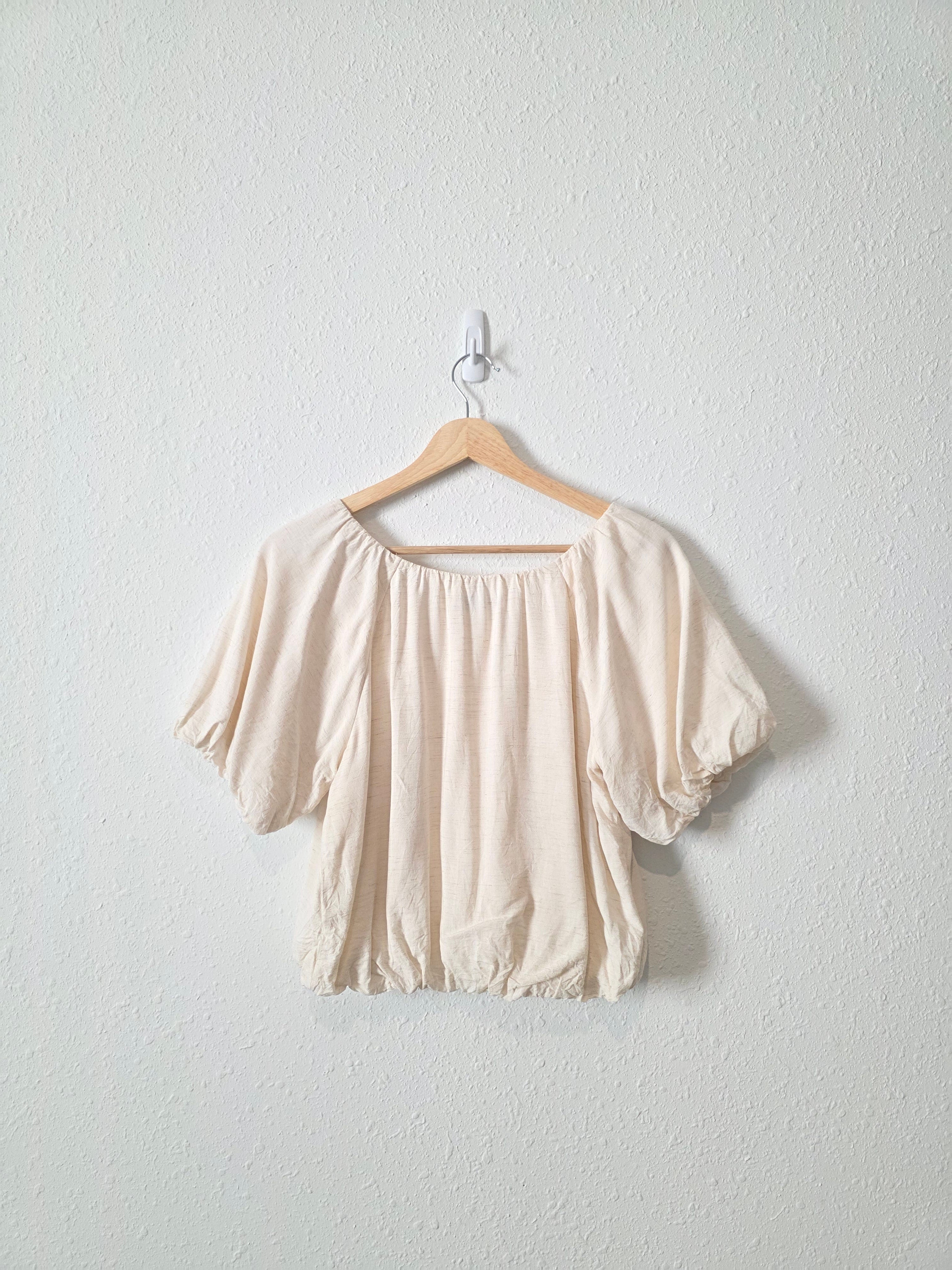 Moon River Linen Blend Top (S)