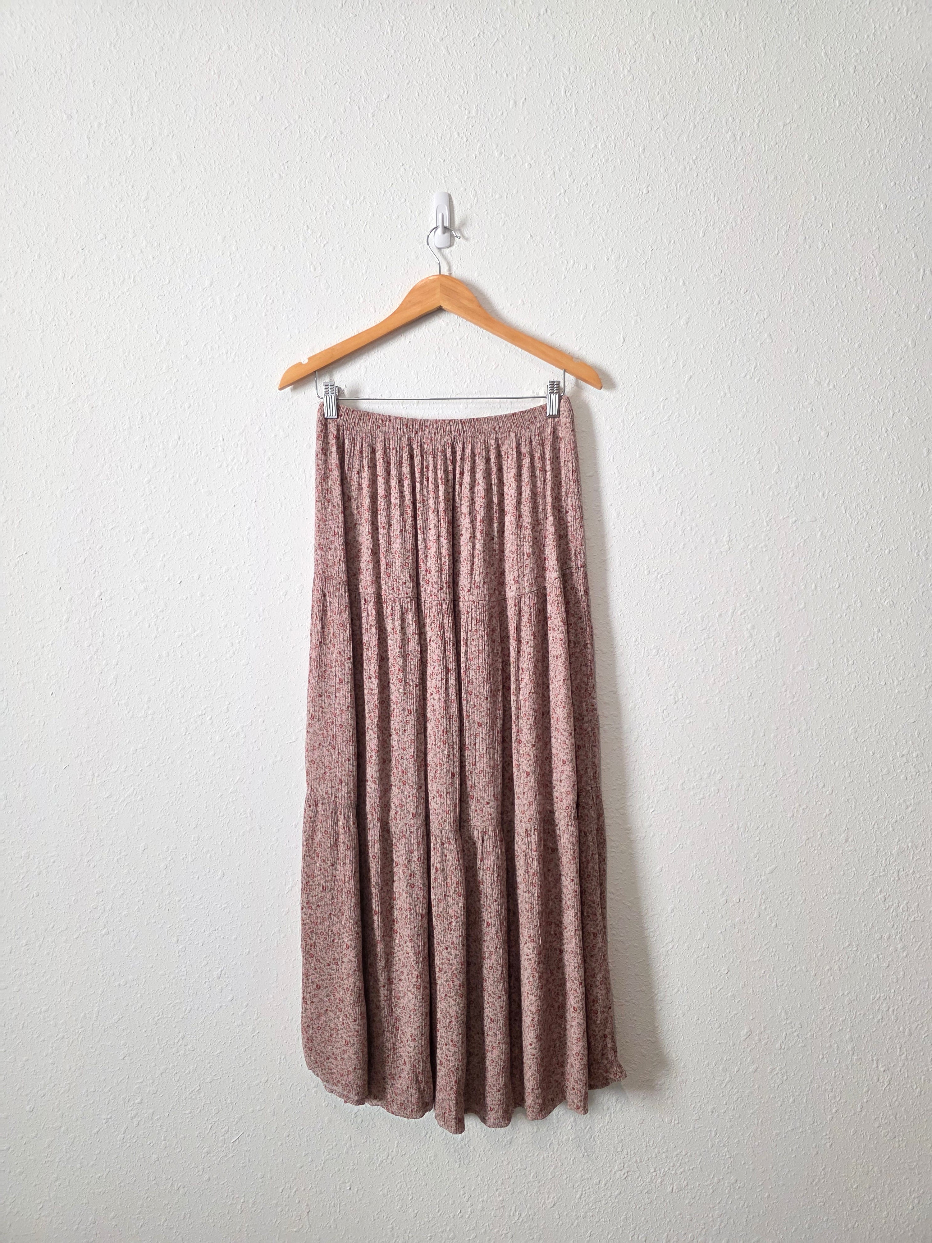 Carly Jean Floral Maxi Skirt (M)