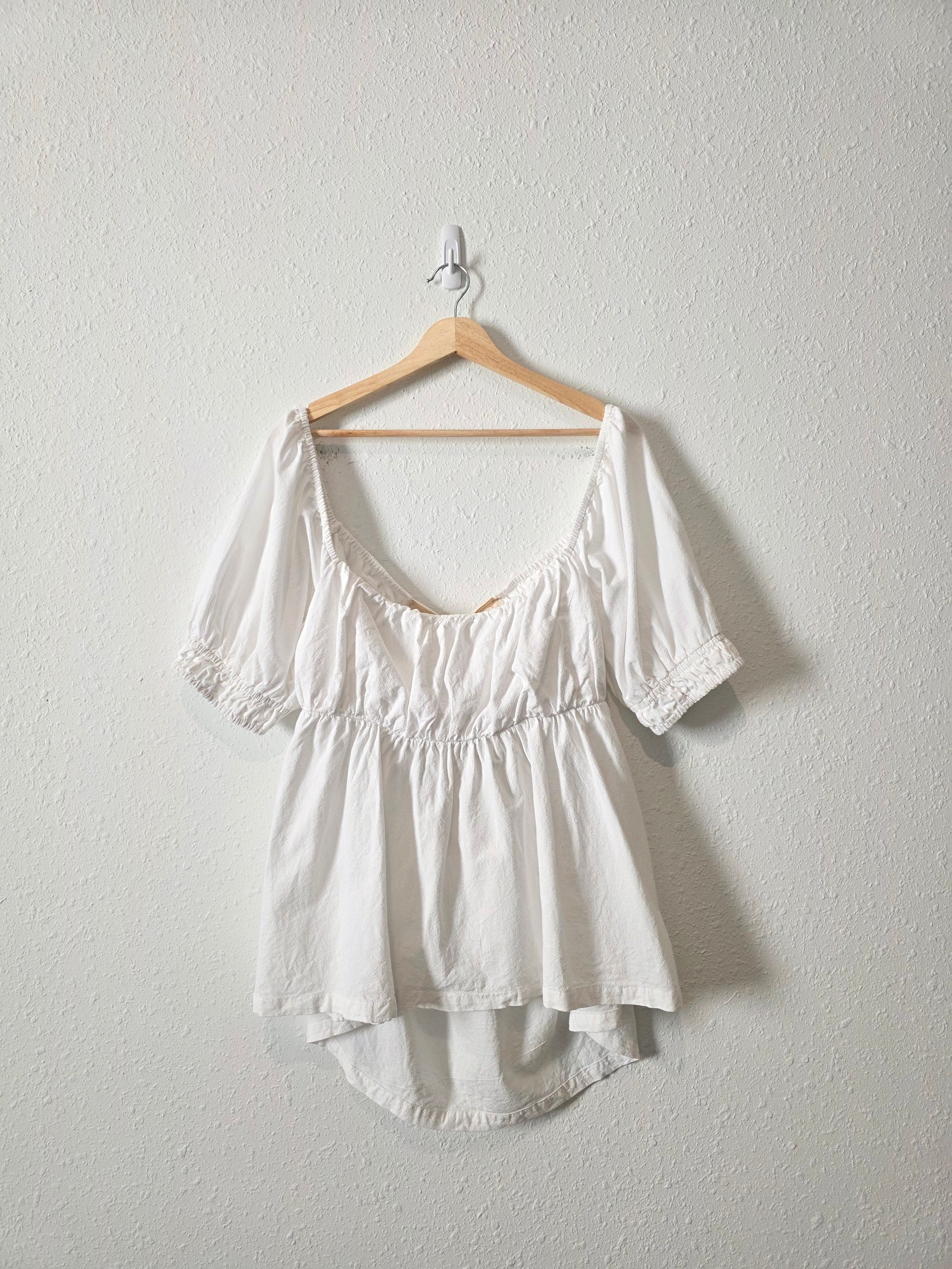 Free People Cotton Babydoll Top (XL)