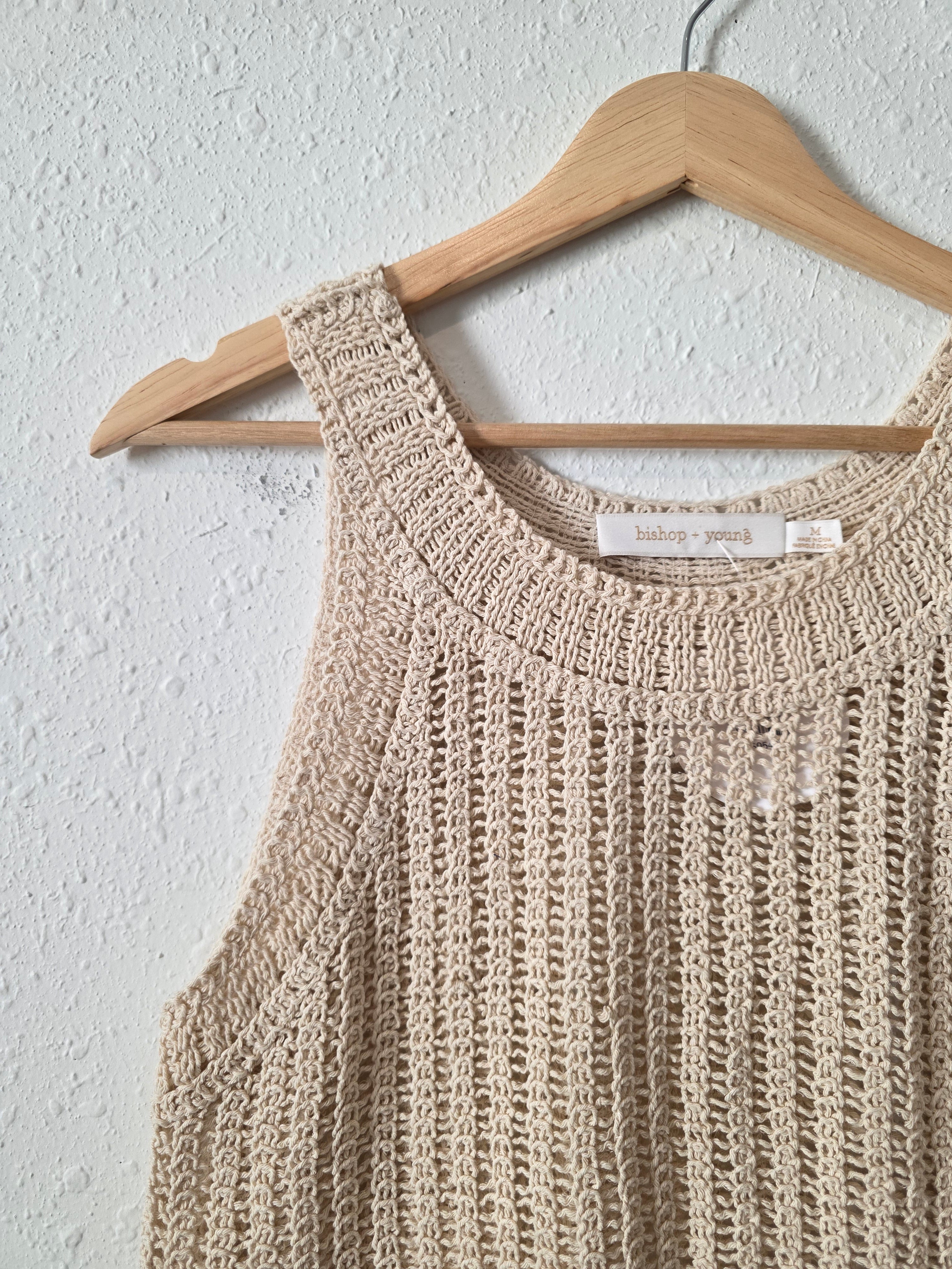 NEW Bishop + Young Crochet Tank (M)