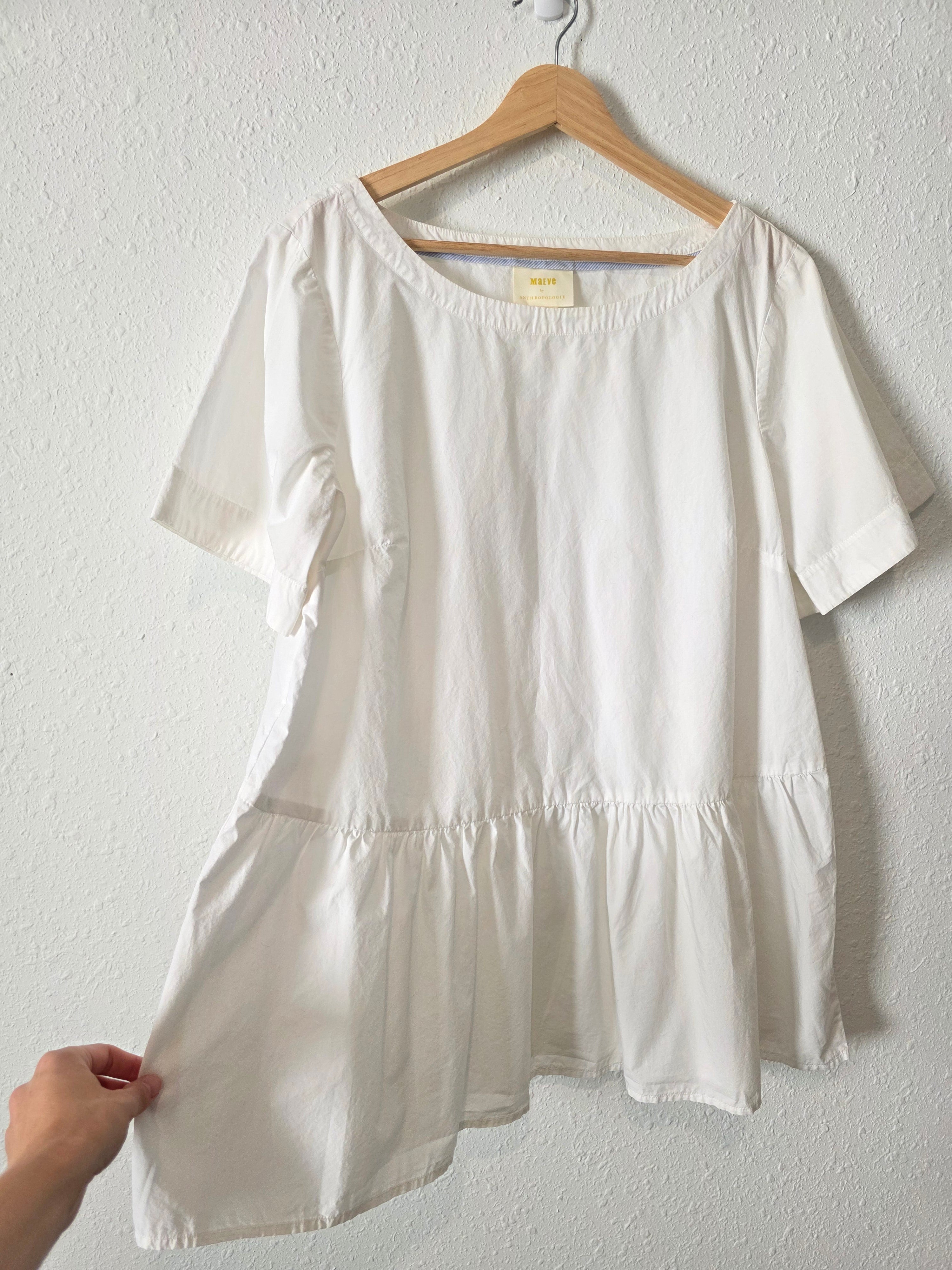 Anthropologie Cotton Babydoll Top (L)
