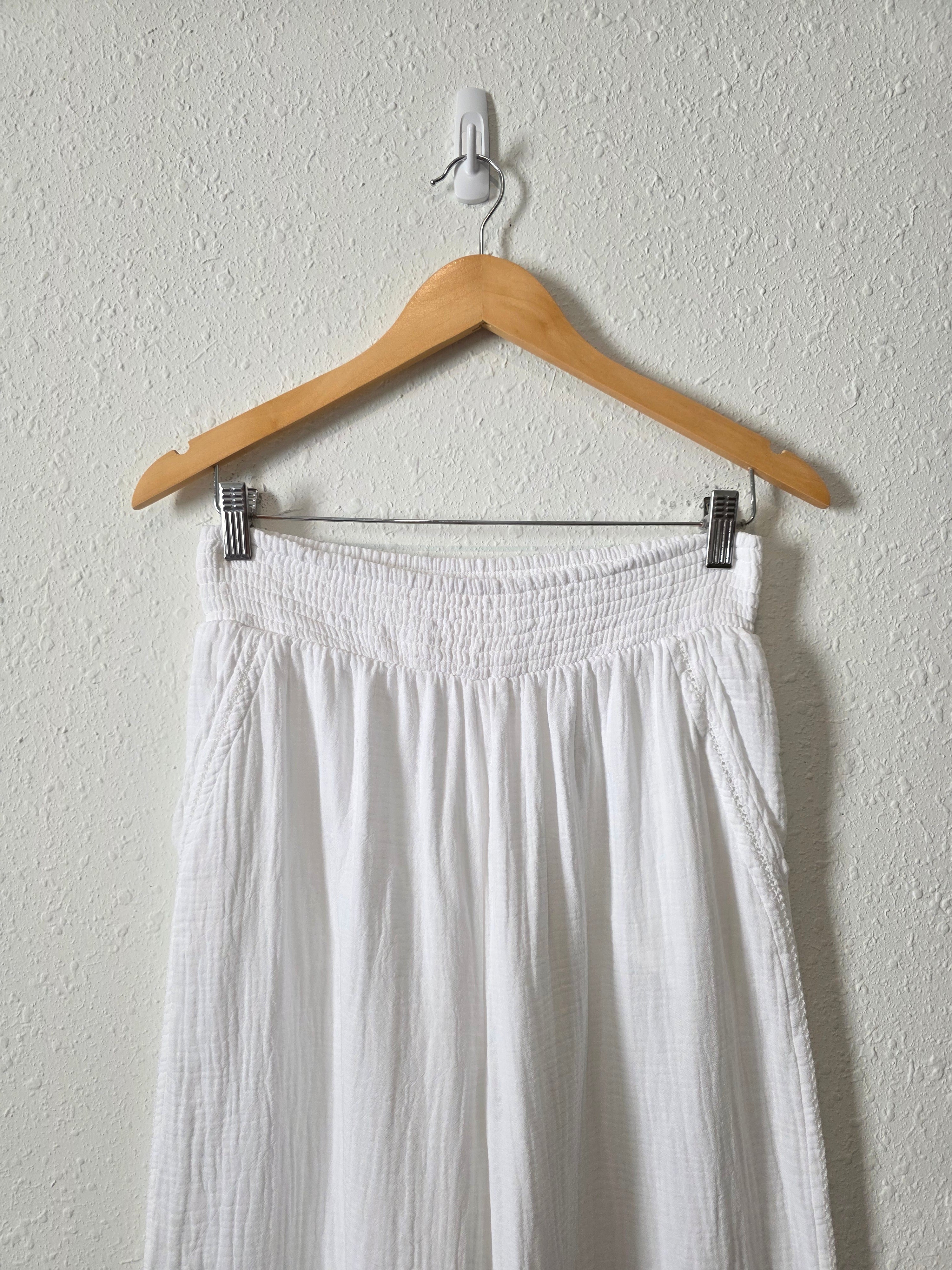 Aerie Wide Leg Gauze Pants (M)