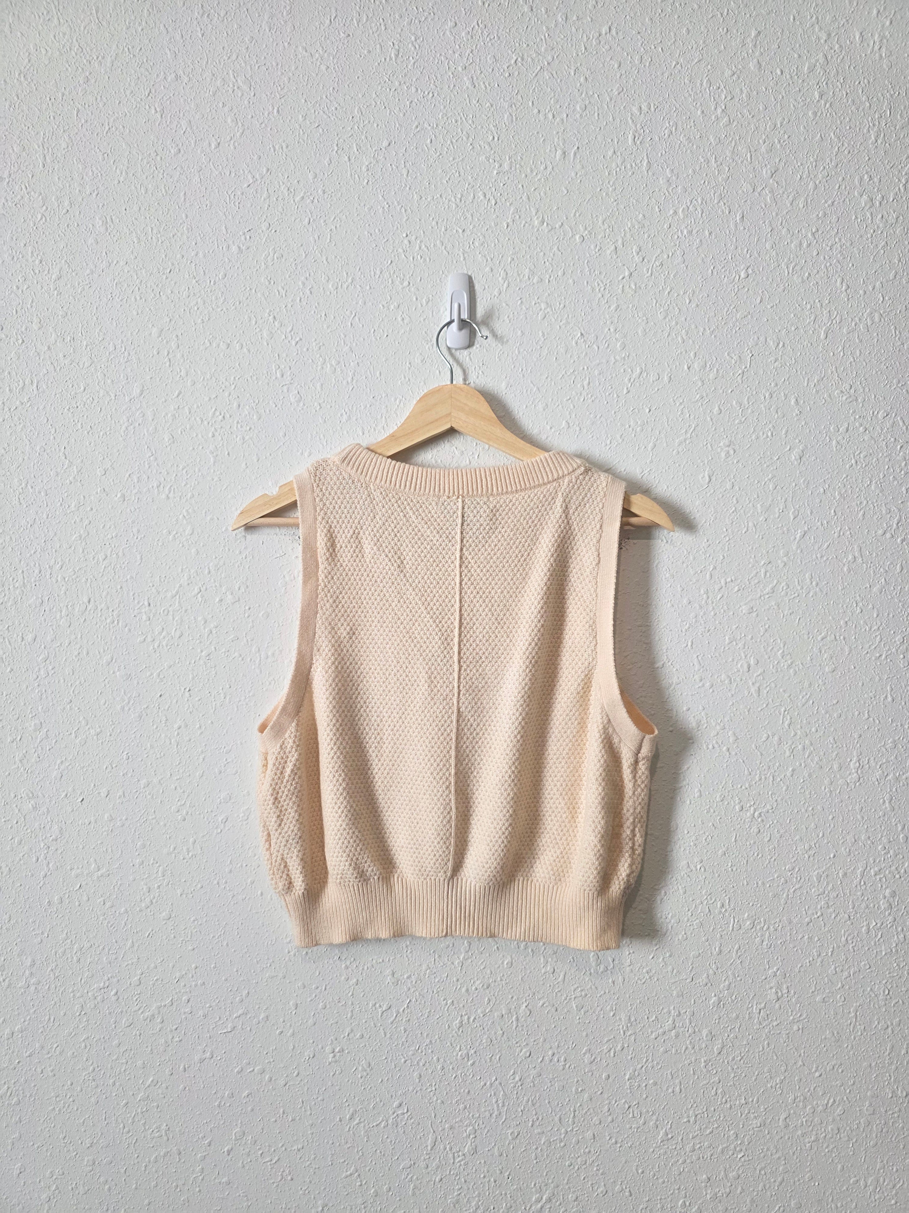 Cable Knit Sweater Vest (L)