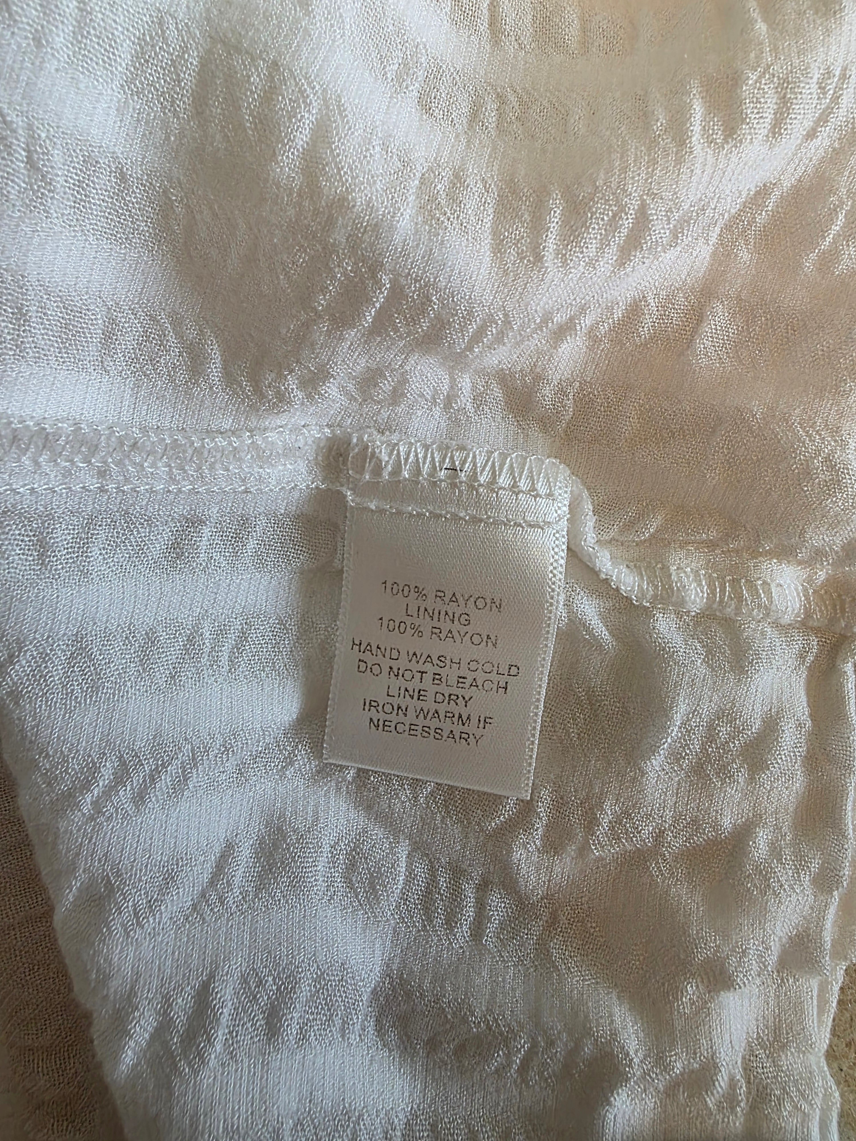 Smocked Short Sleeve Top (M)