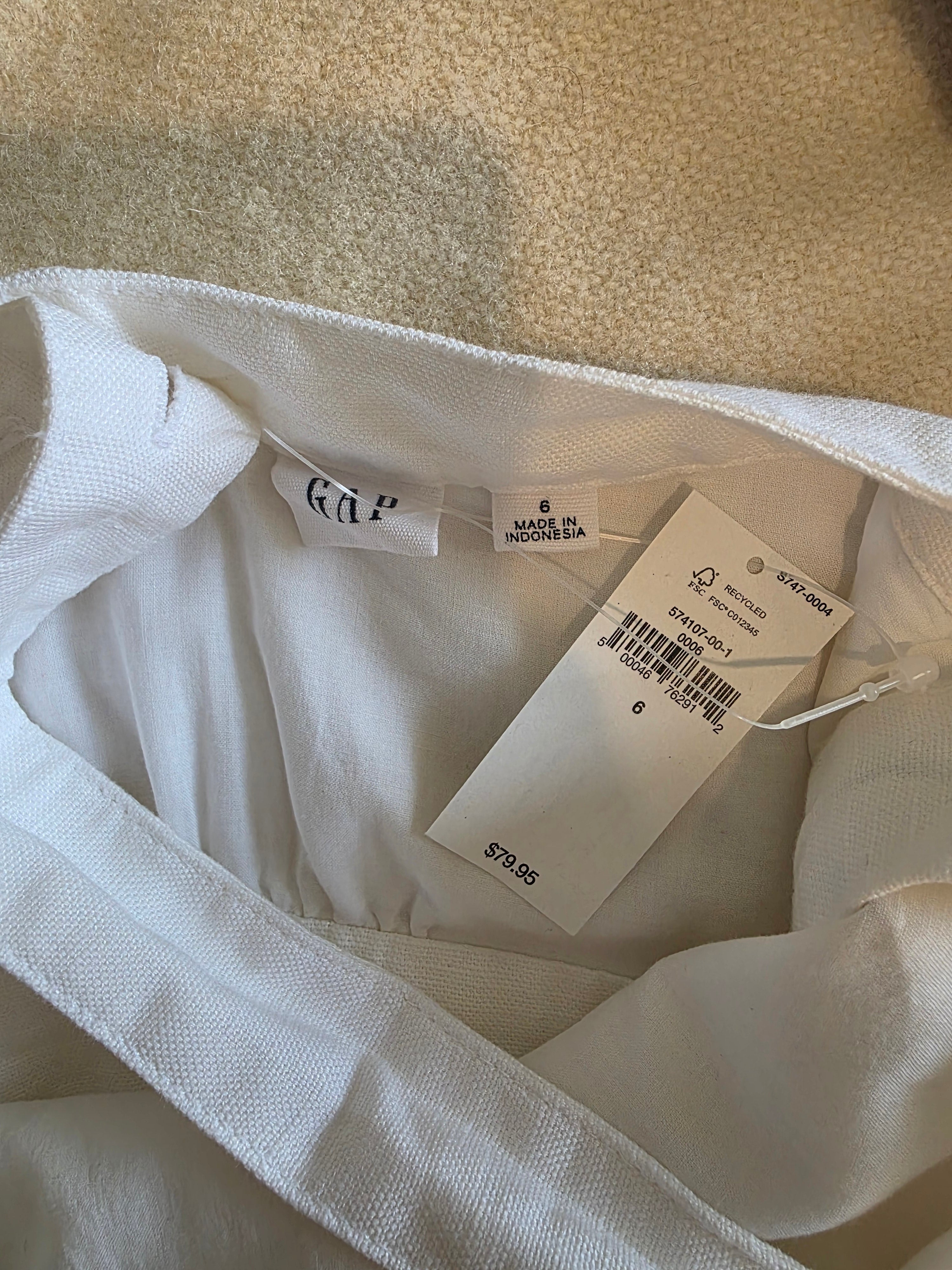 NEW Gap Linen Cotton Midi Dress (6)