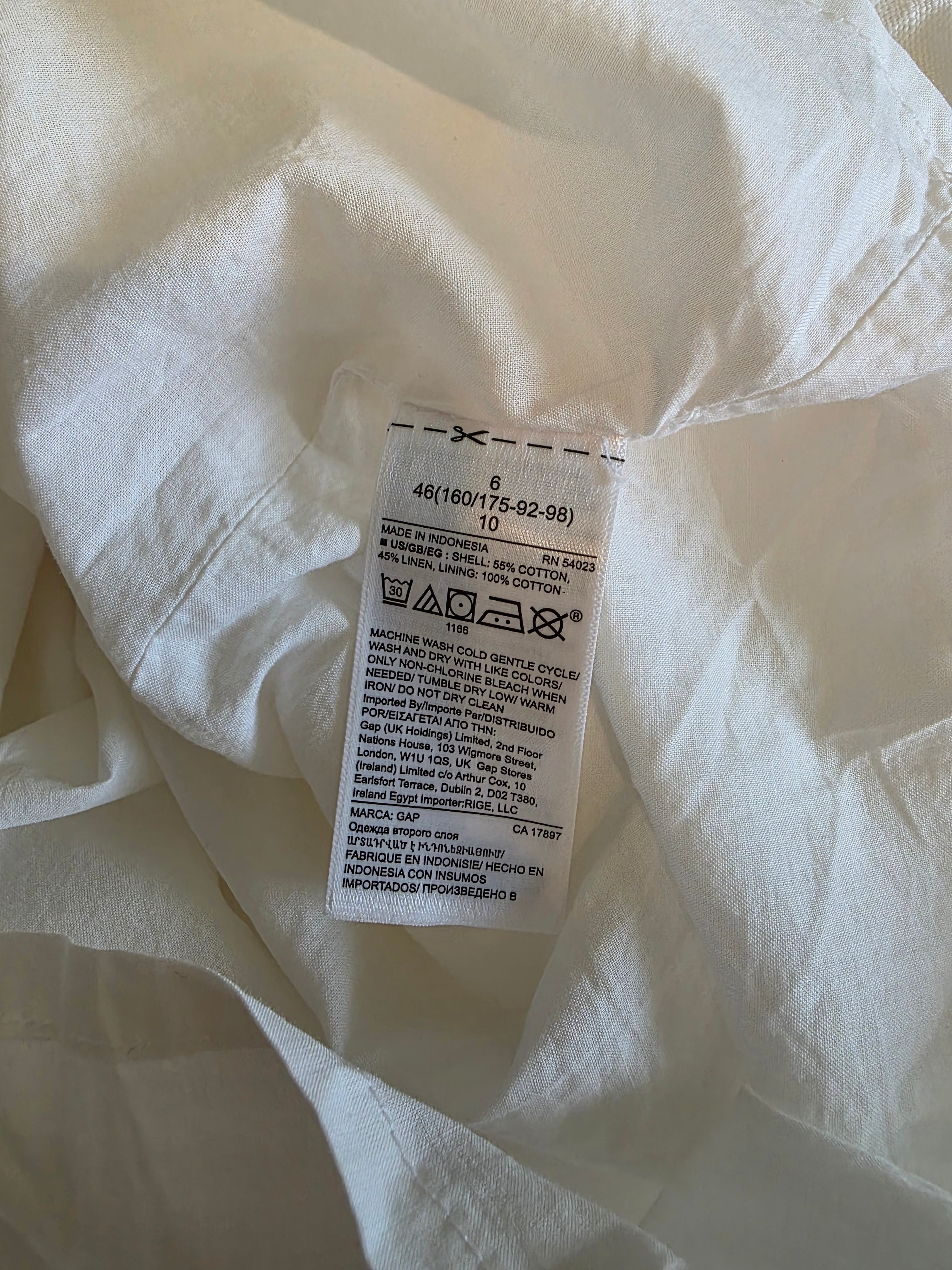 NEW Gap Linen Cotton Midi Dress (6)