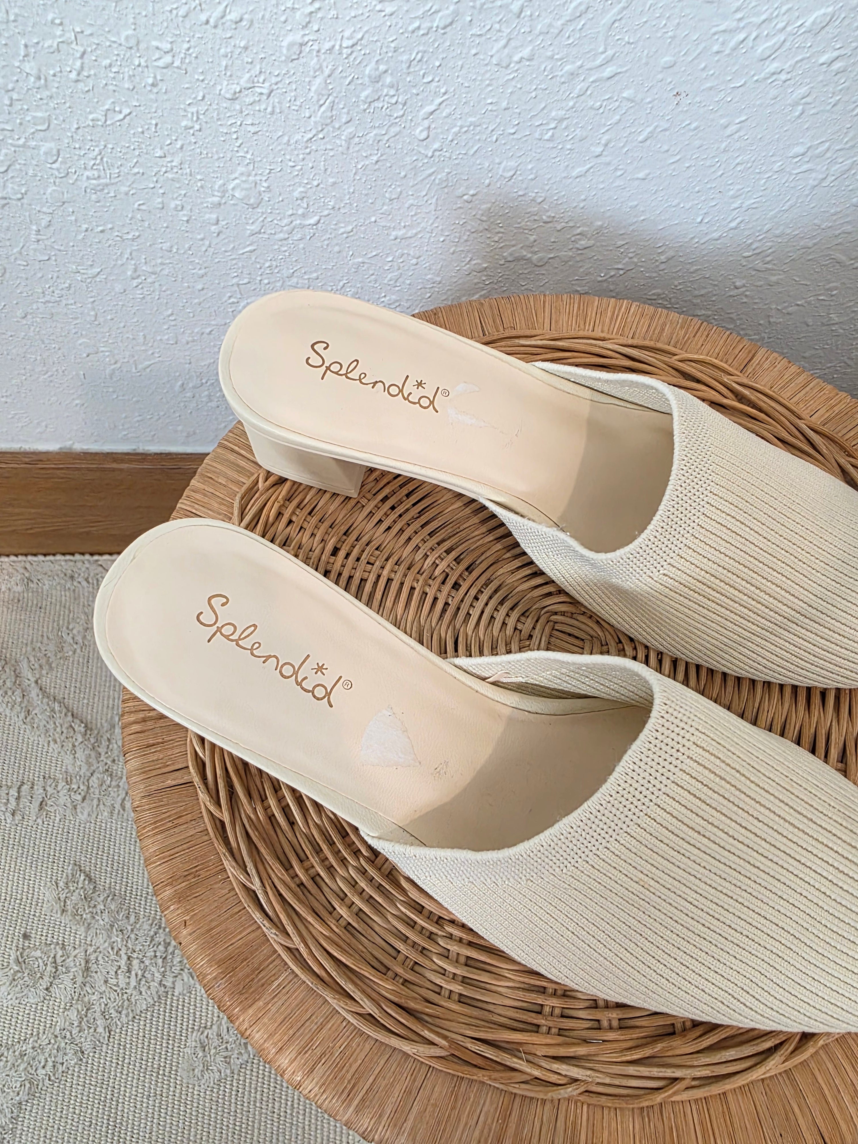 Splendid Ribbed Mules (6.5)