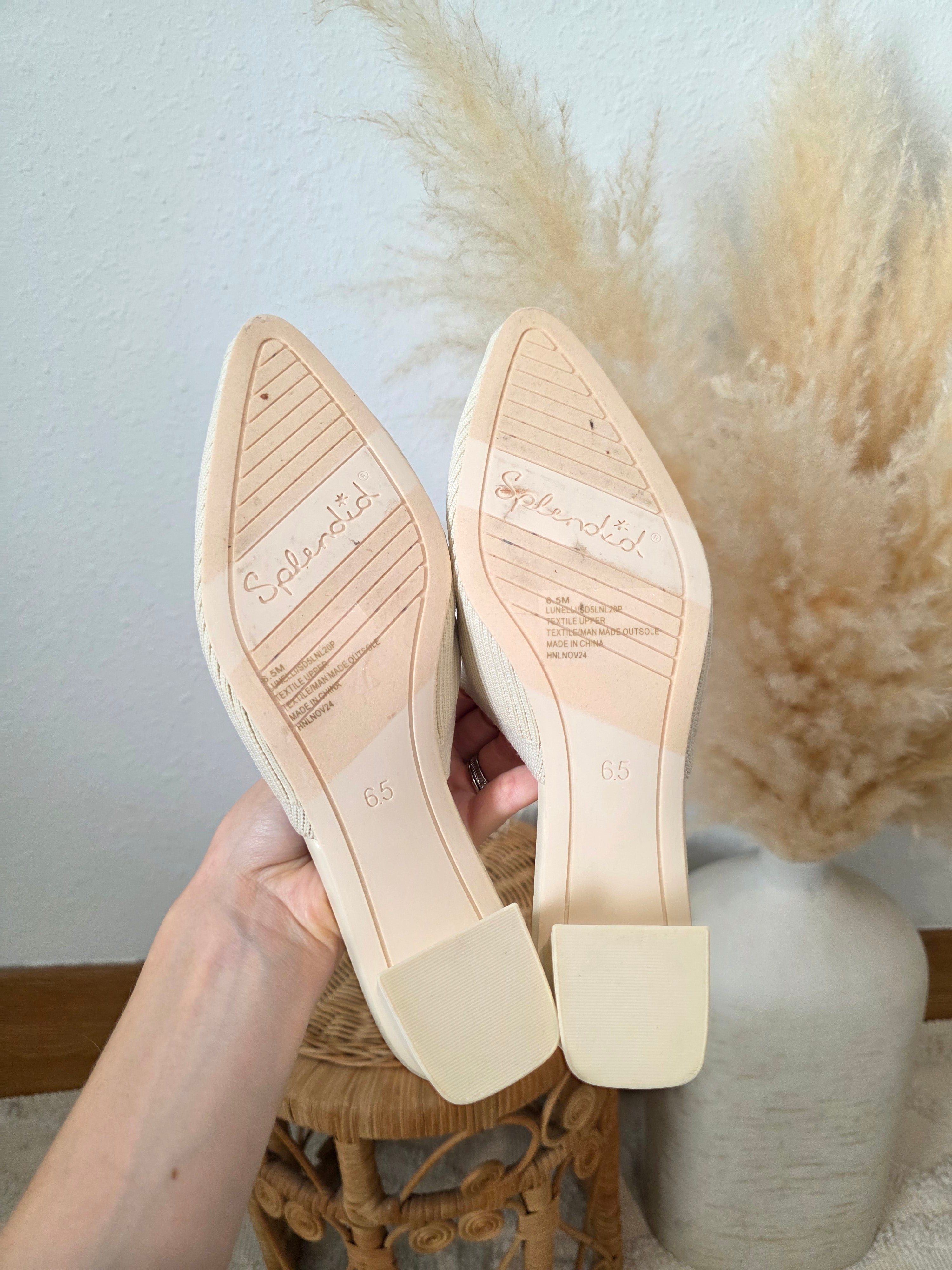 Splendid Ribbed Mules (6.5)
