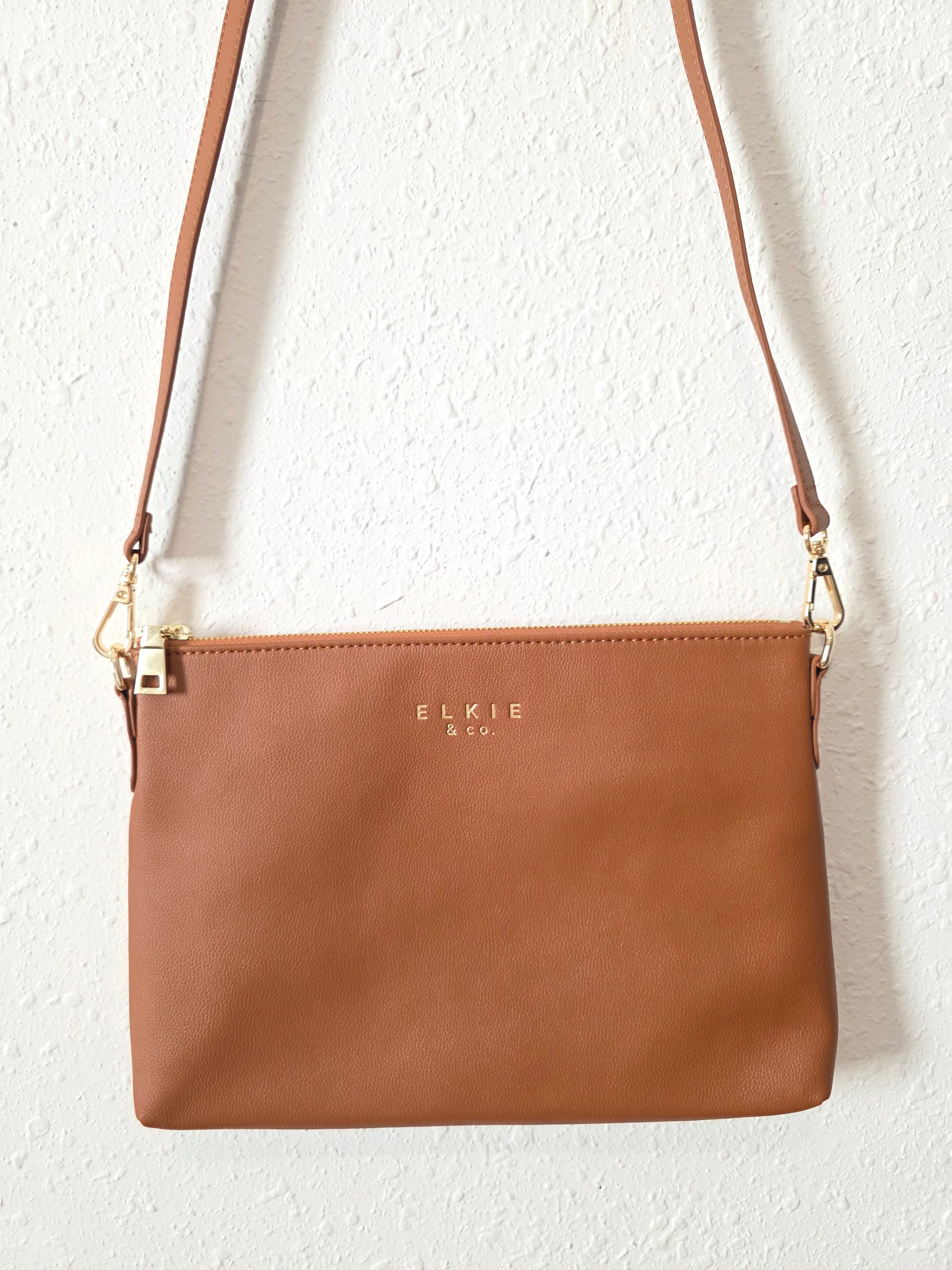Elkie & Co Brown Crossbody Bag
