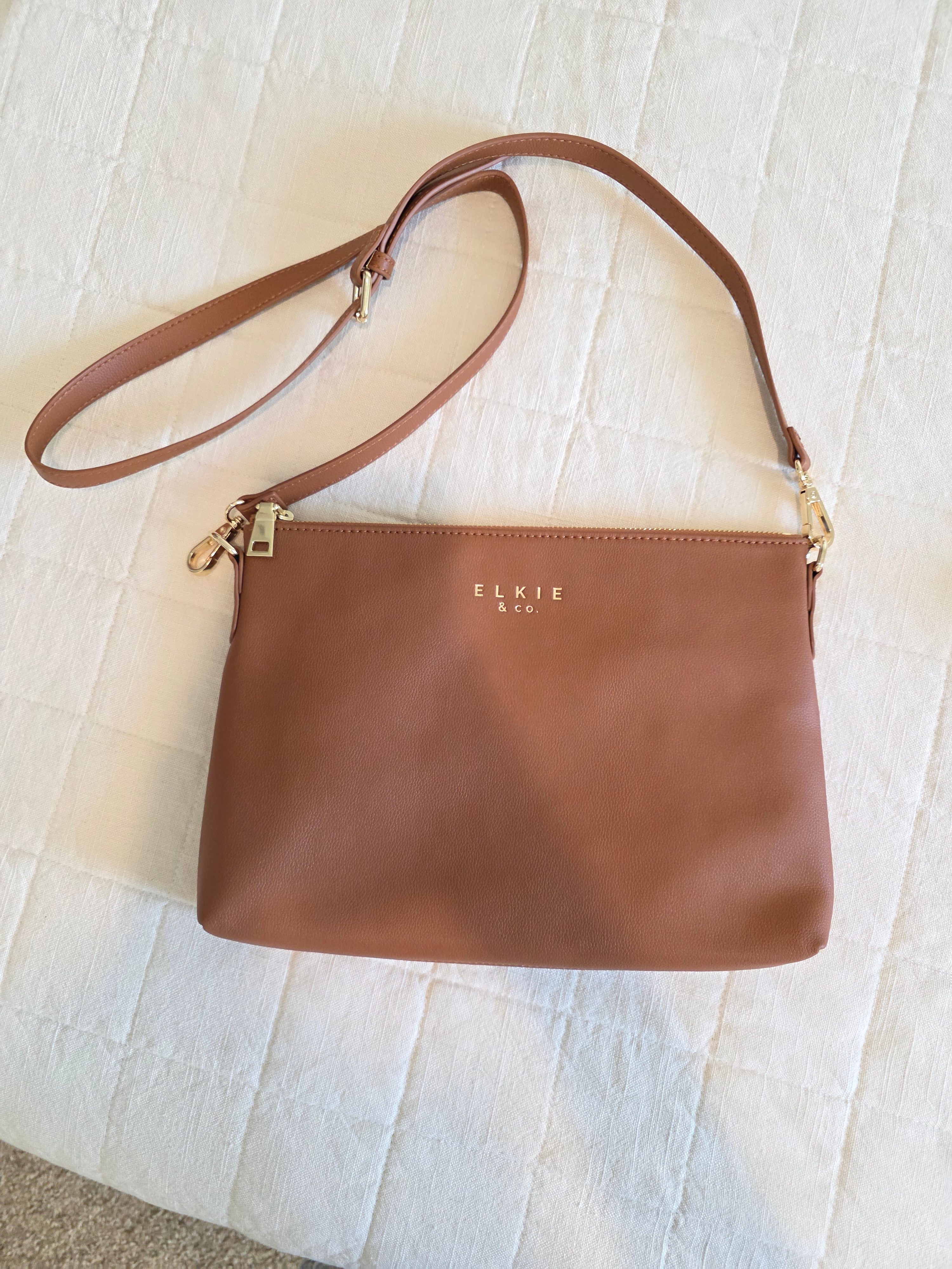 Elkie & Co Brown Crossbody Bag