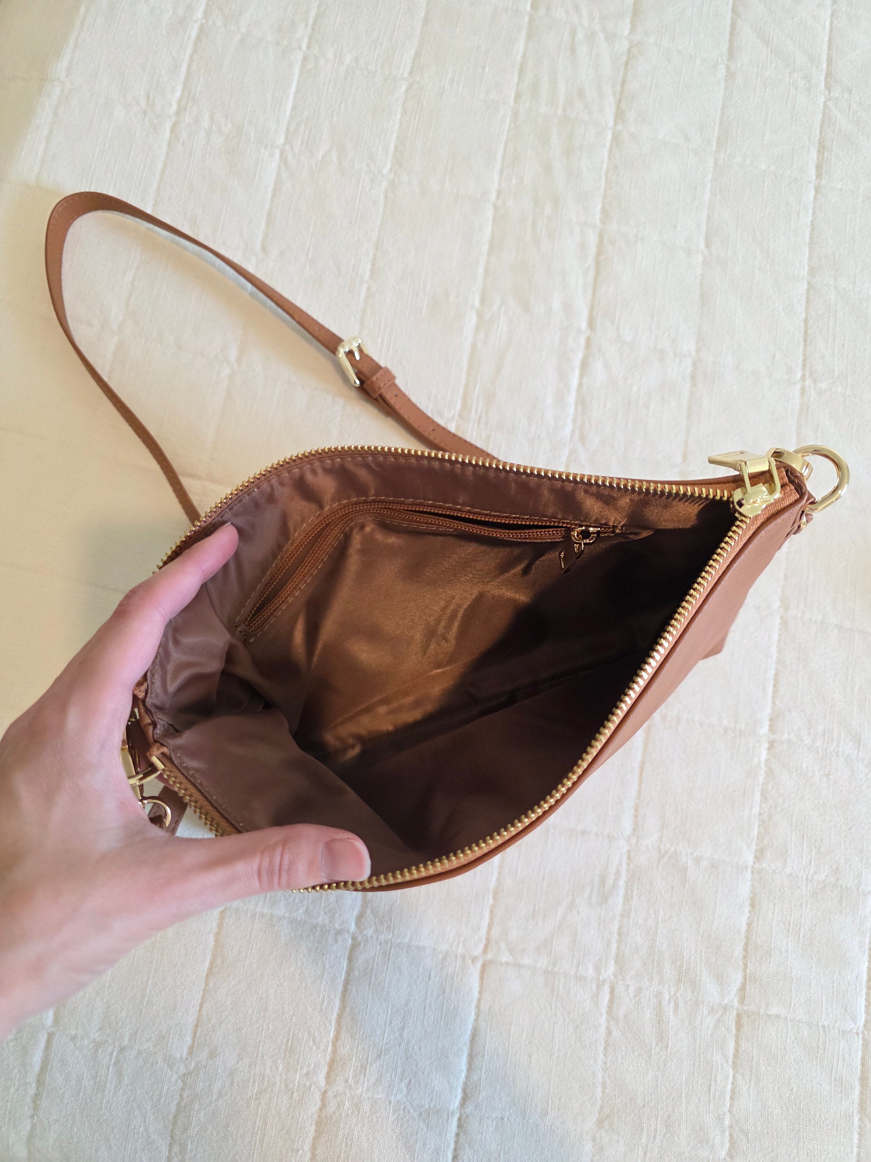 Elkie & Co Brown Crossbody Bag