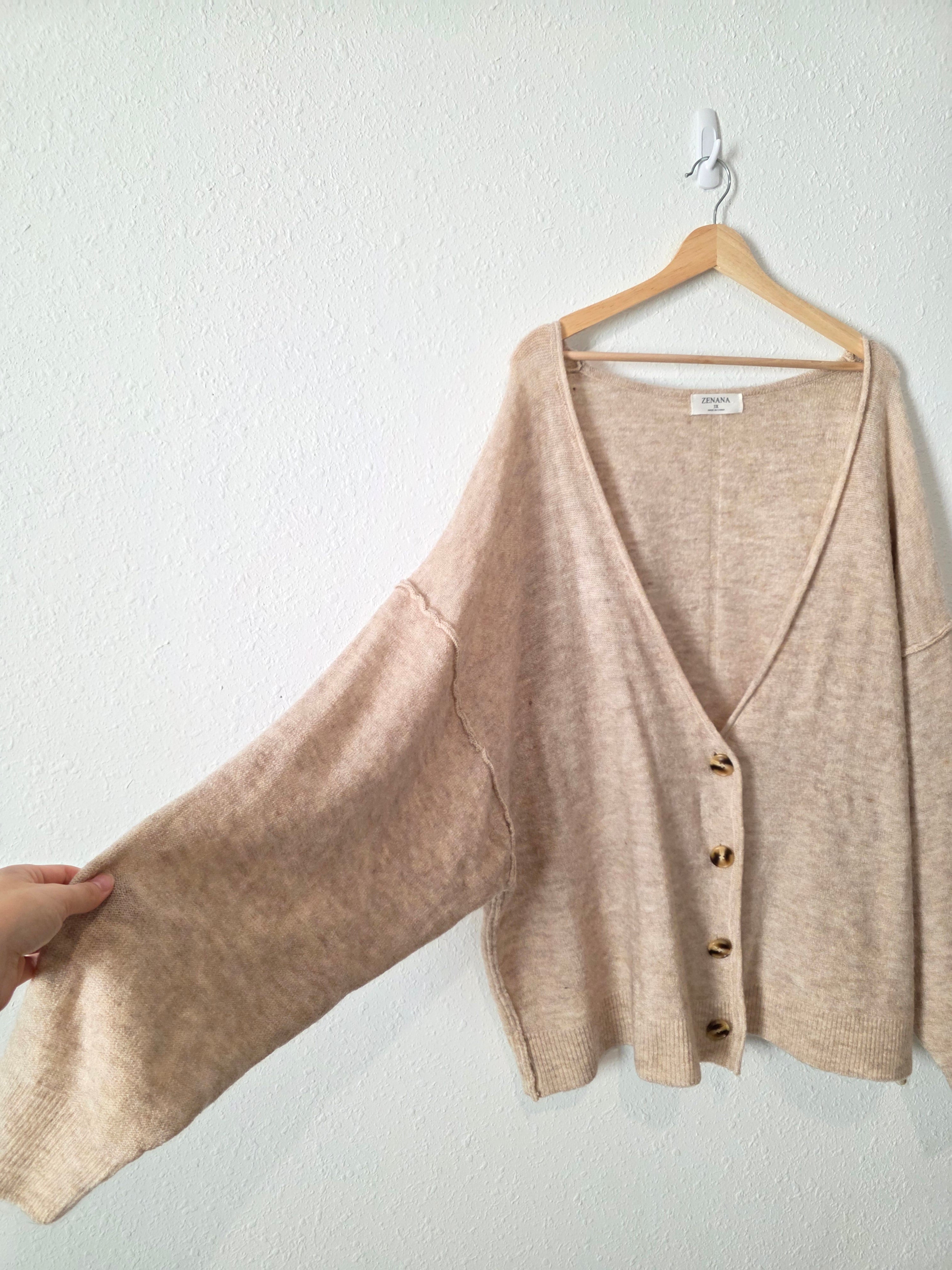 Zenana Cozy Oversized Cardigan (3X)