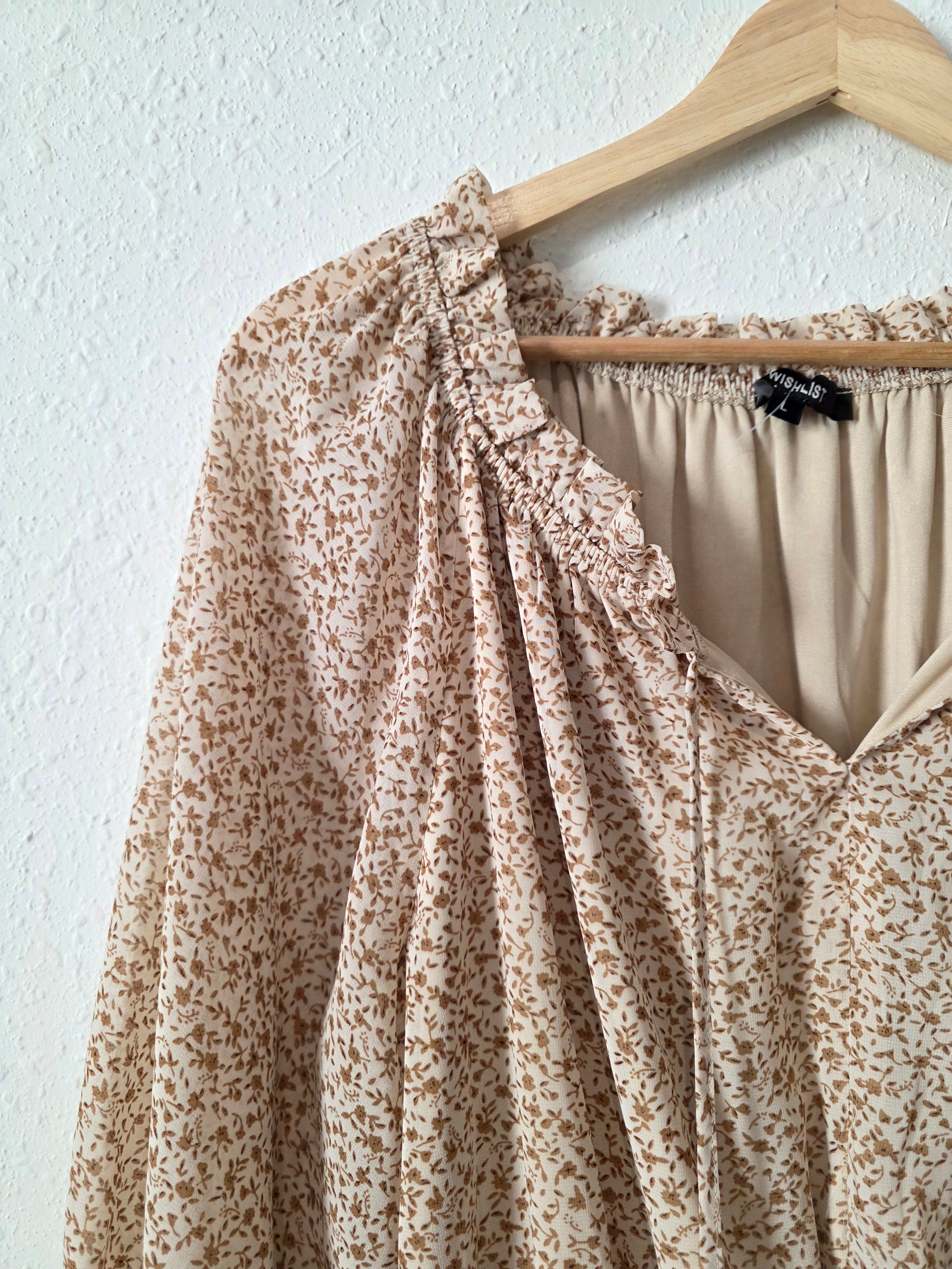Wishlist Dainty Floral Mini Dress (L)