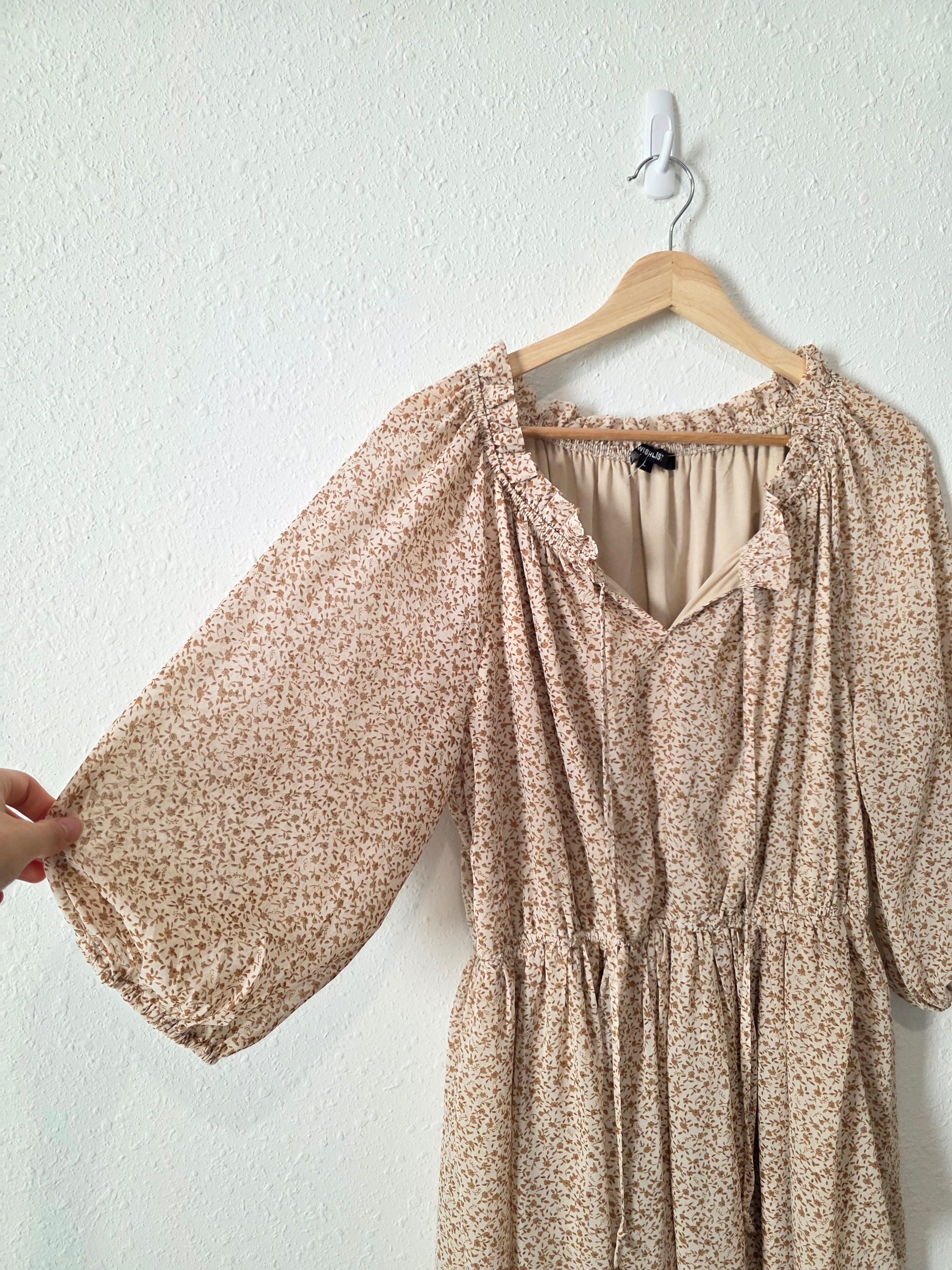 Wishlist Dainty Floral Mini Dress (L)