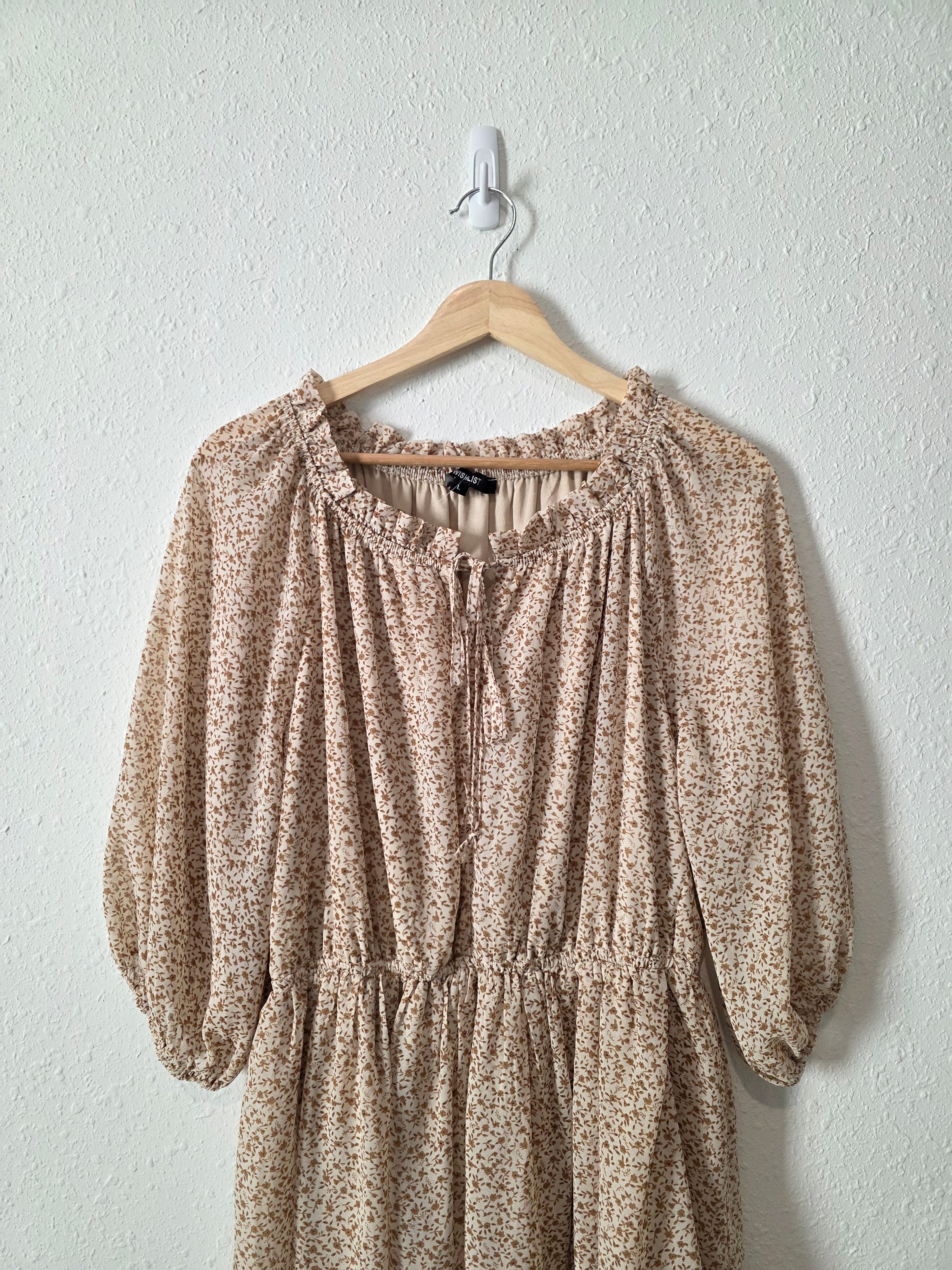 Wishlist Dainty Floral Mini Dress (L)