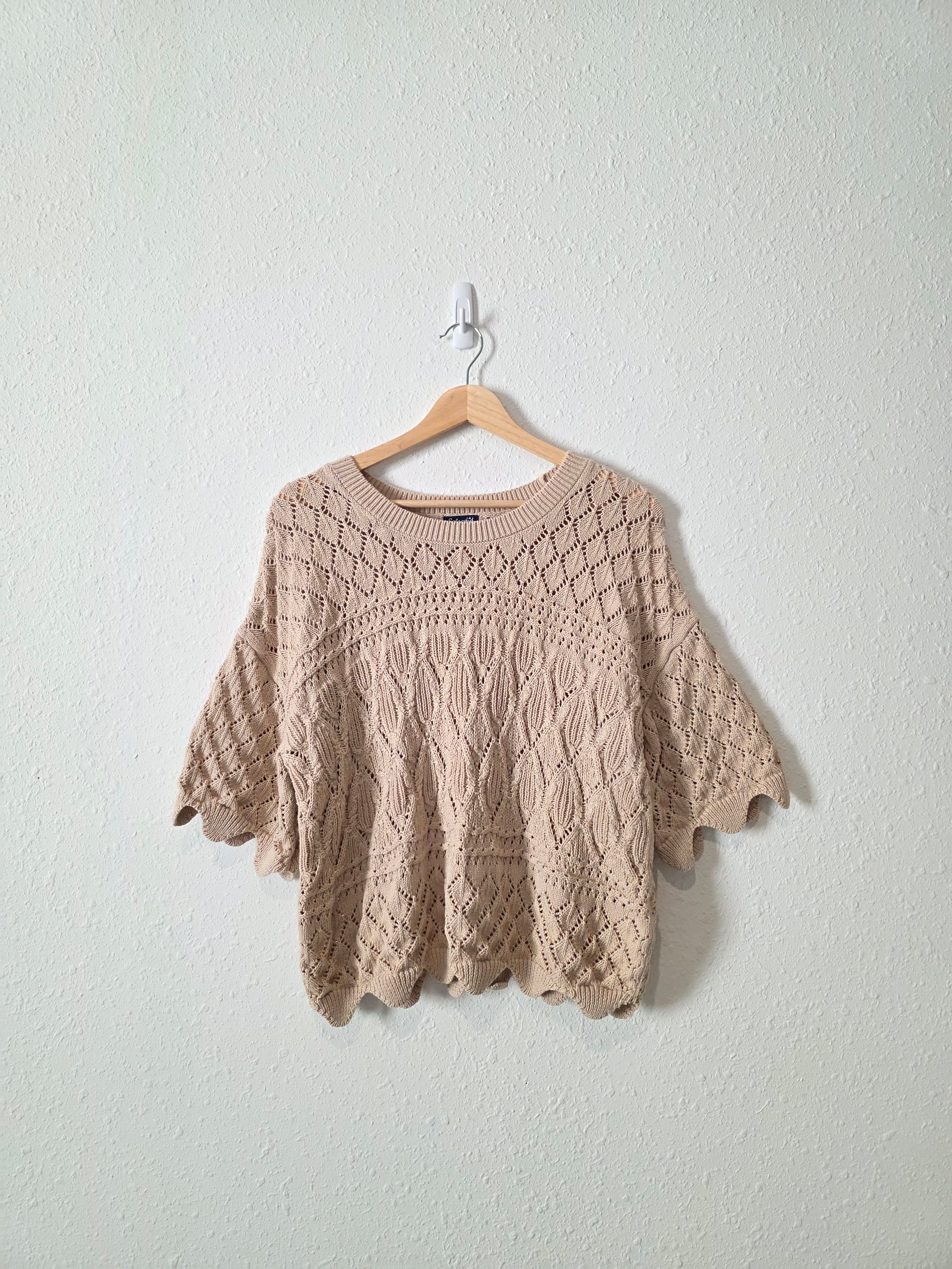 Splendid Textured Knit Sweater (L)