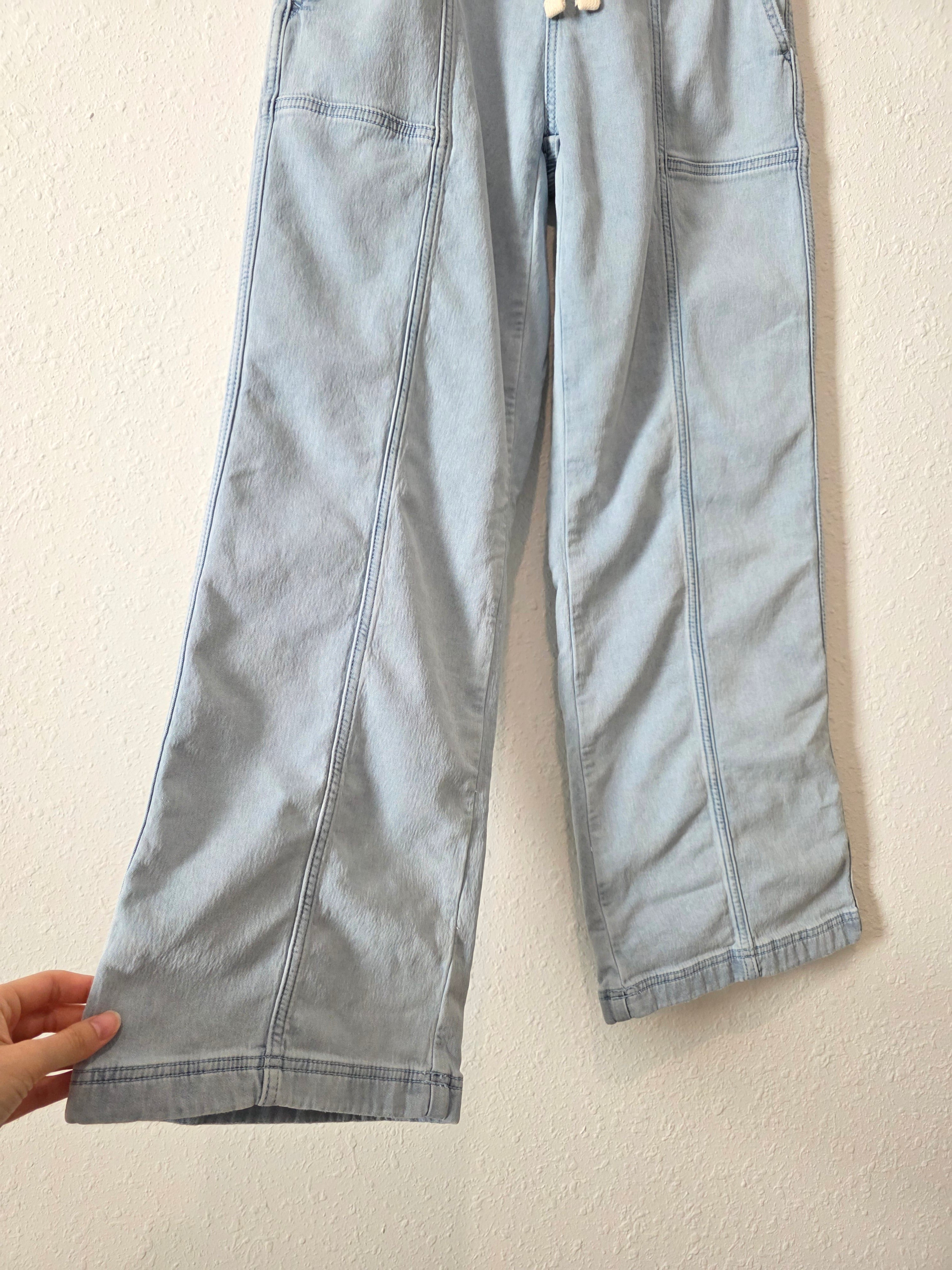 Aerie Wide Leg Tie Waist Pant (XS)