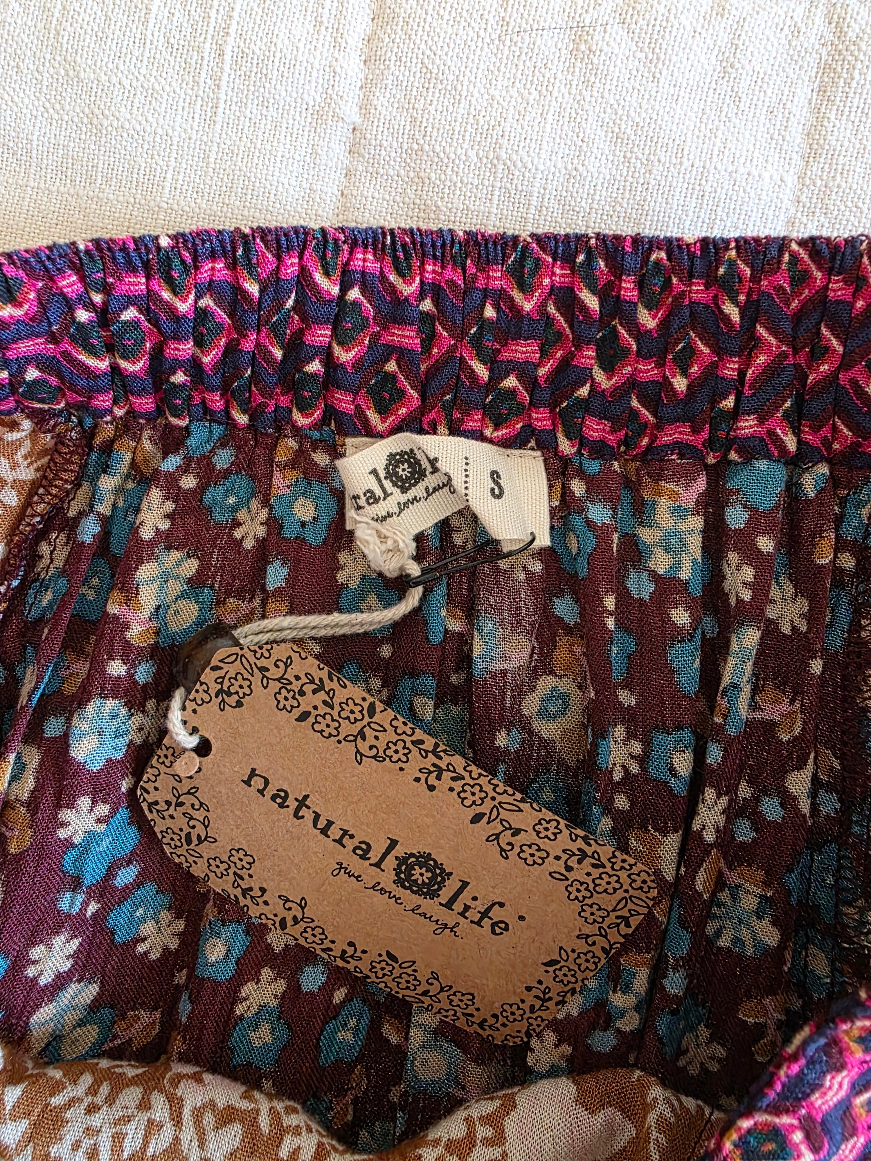 NEW Natural Life Floral Maxi Skirt (S)