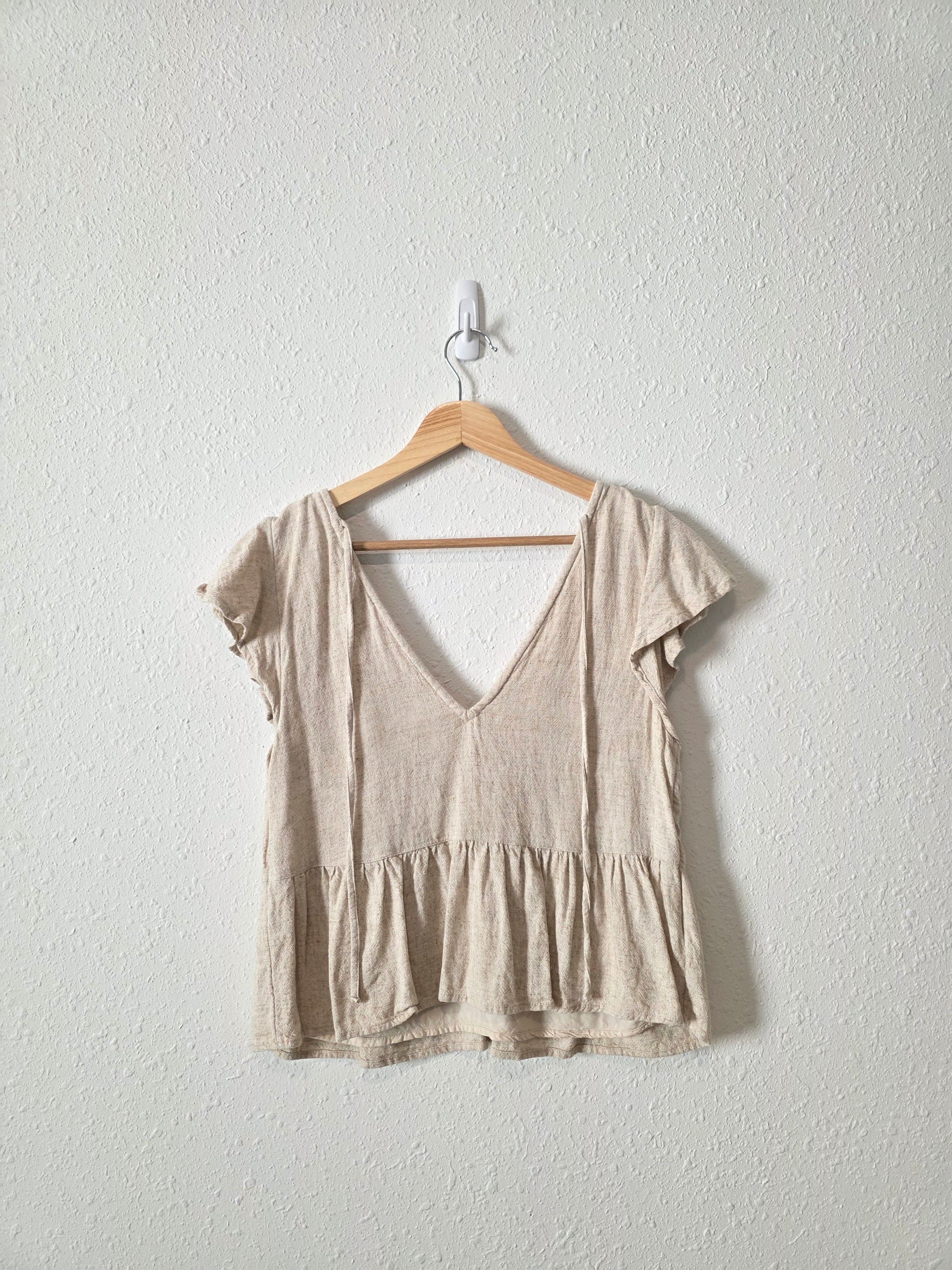 Abercrombie Linen Blend Top (XS)