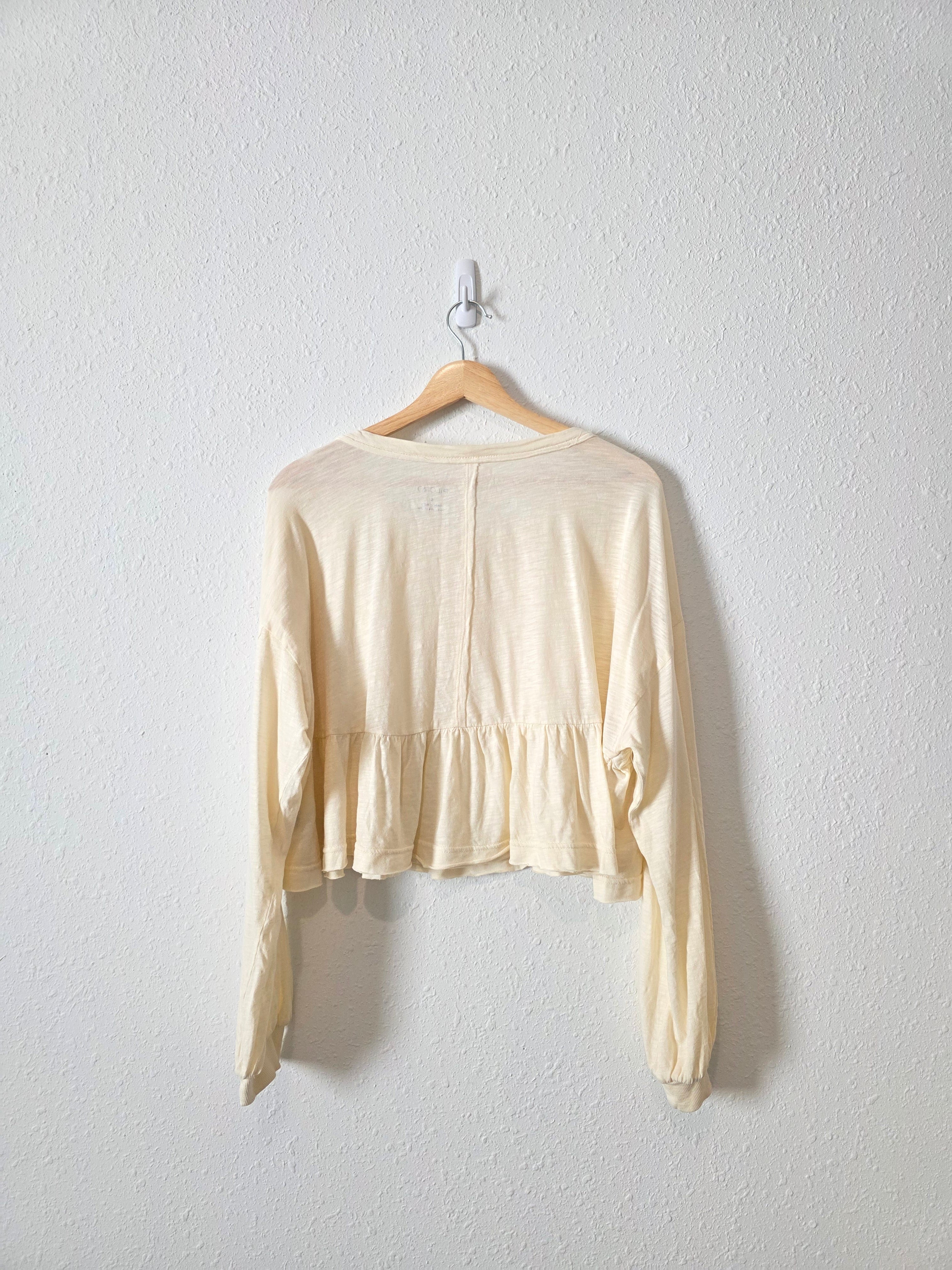 Pilcro Oversized Babydoll Top (S)