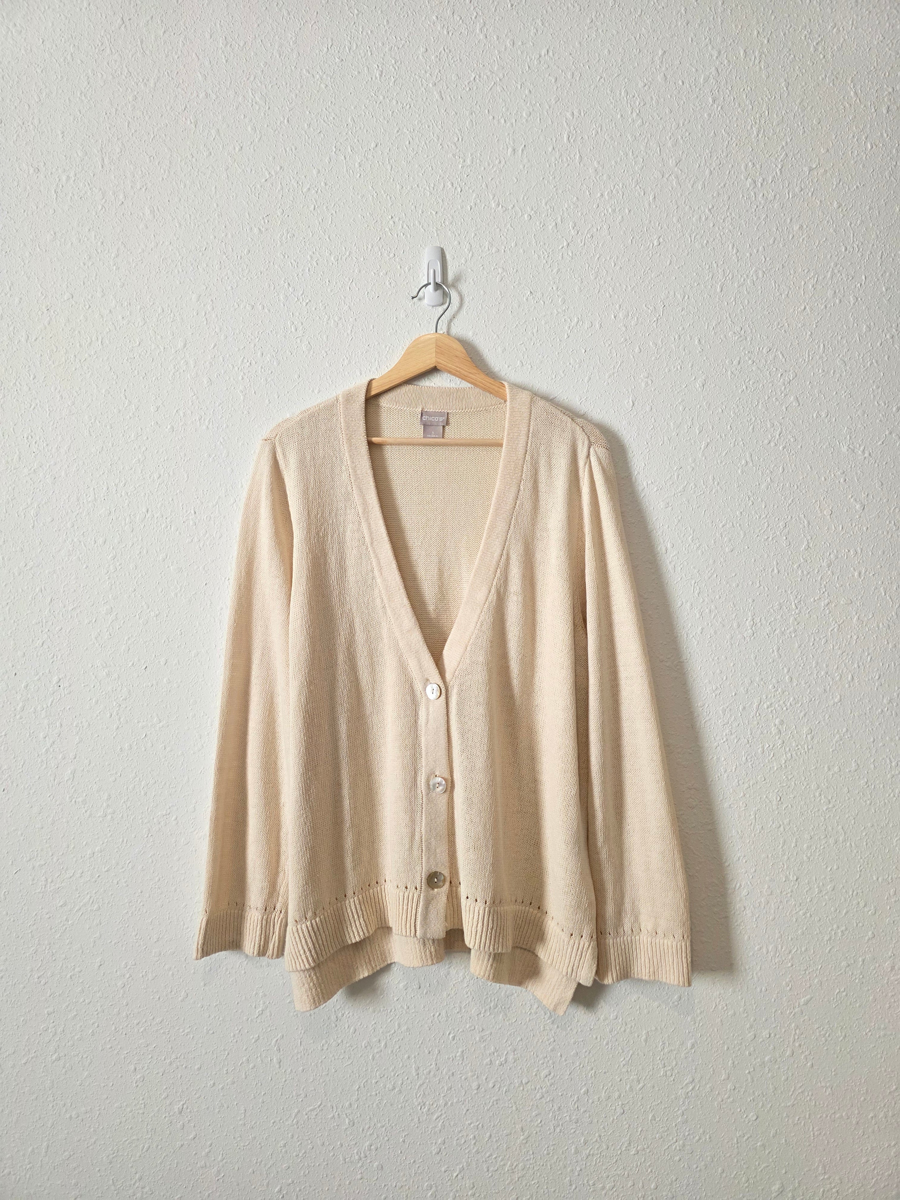 Neutral Cotton Linen Knit (XL)