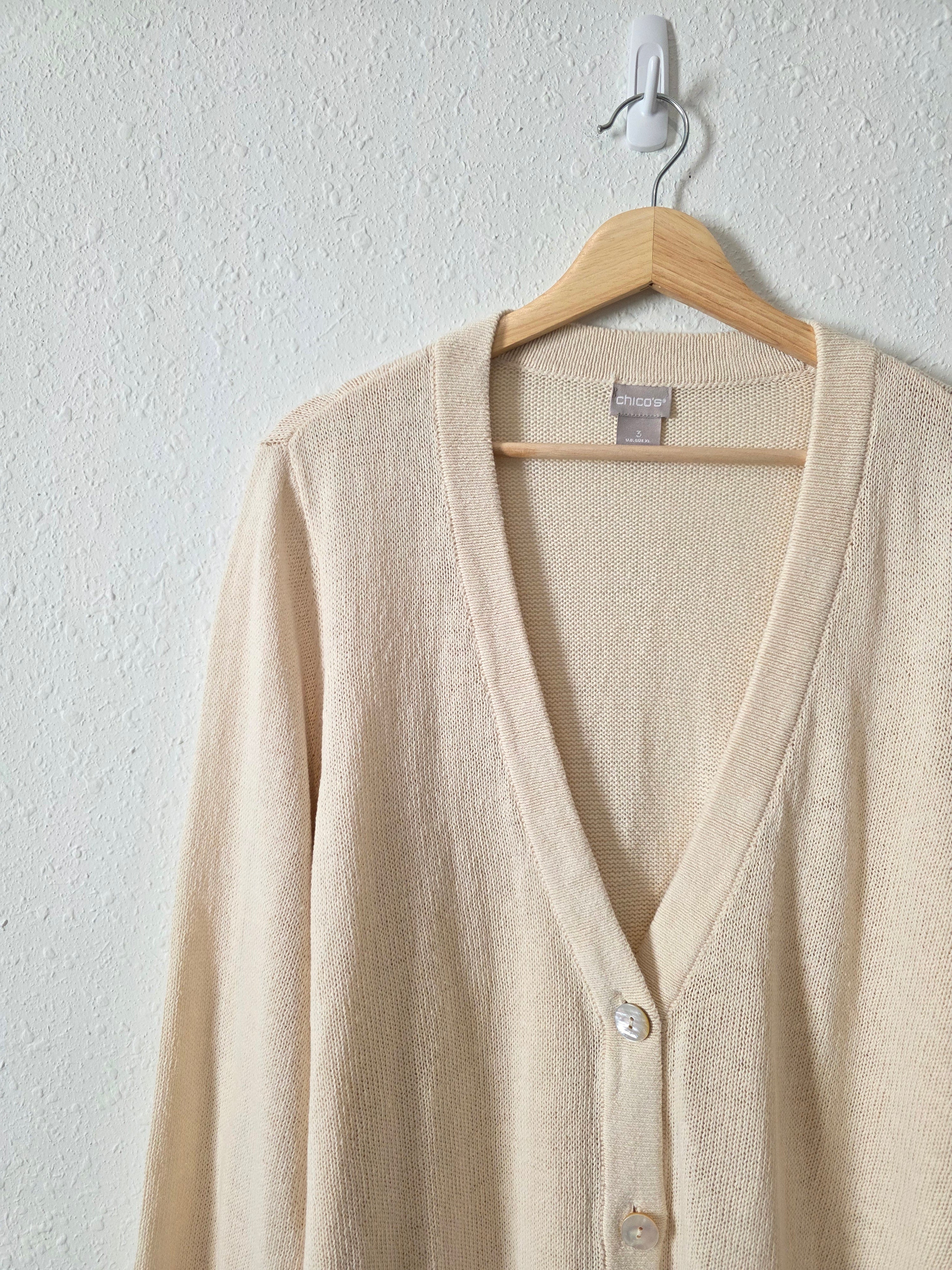 Neutral Cotton Linen Knit (XL)