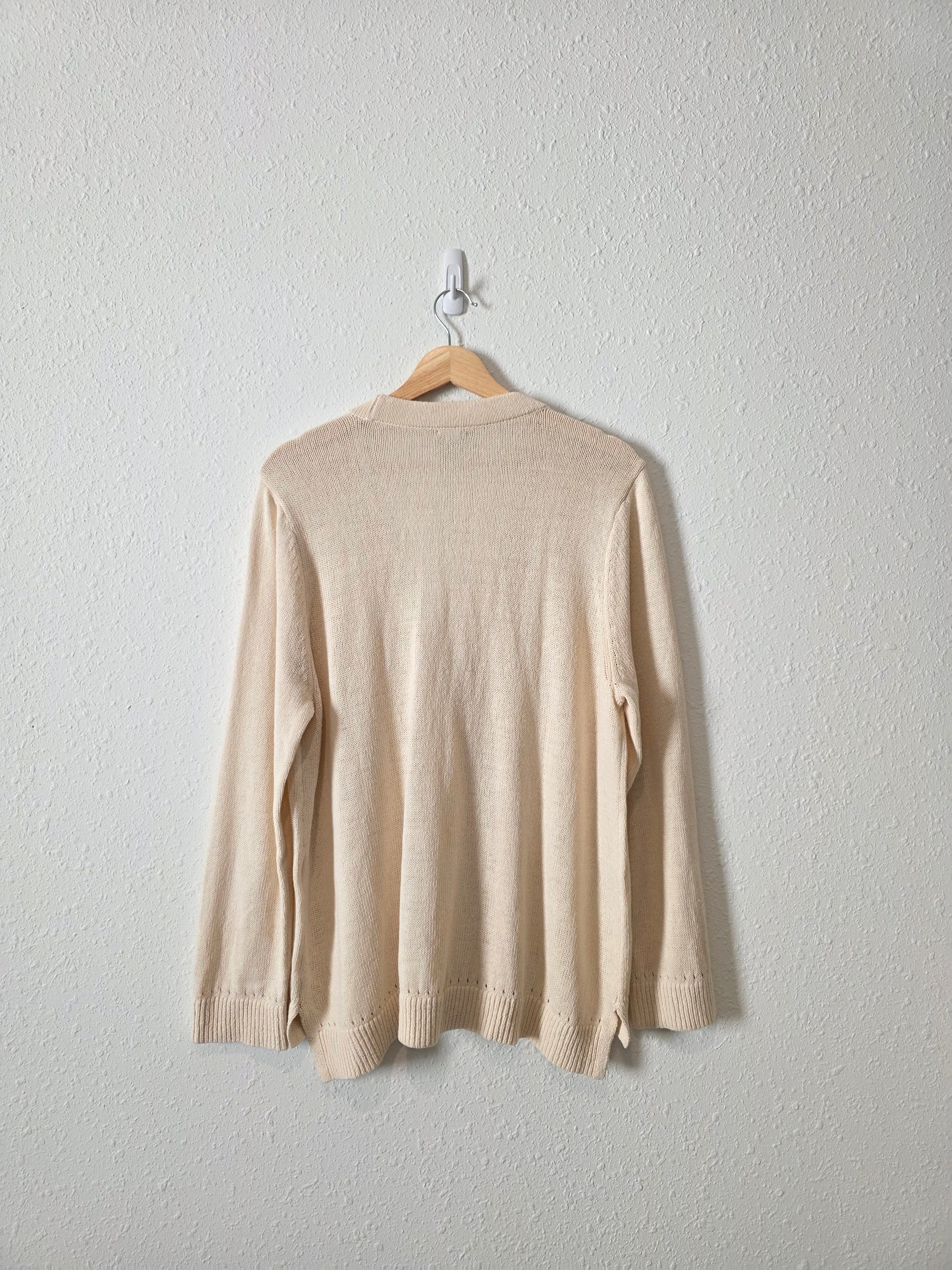 Neutral Cotton Linen Knit (XL)