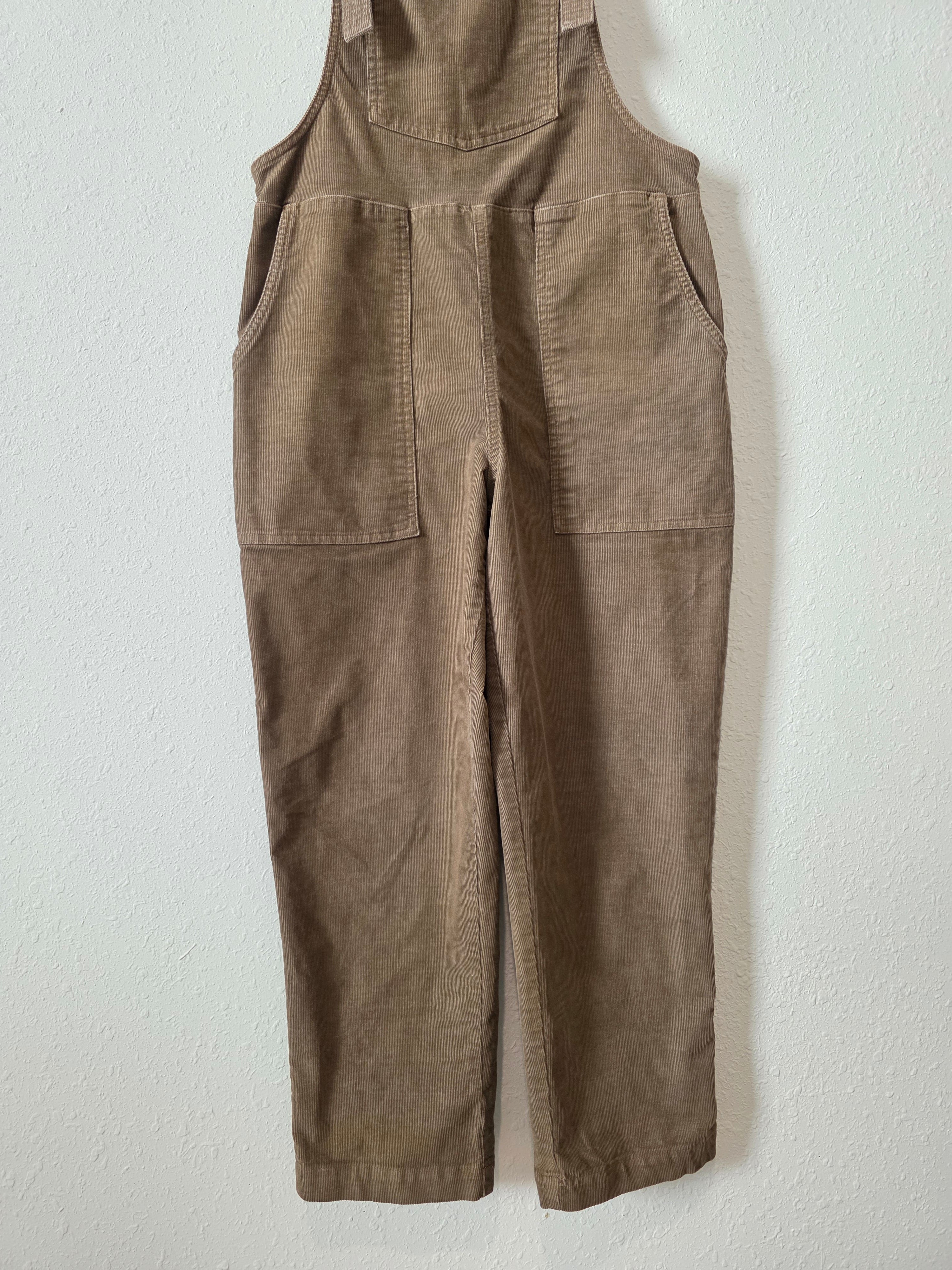 Aerie Corduroy Straight Overalls (S)