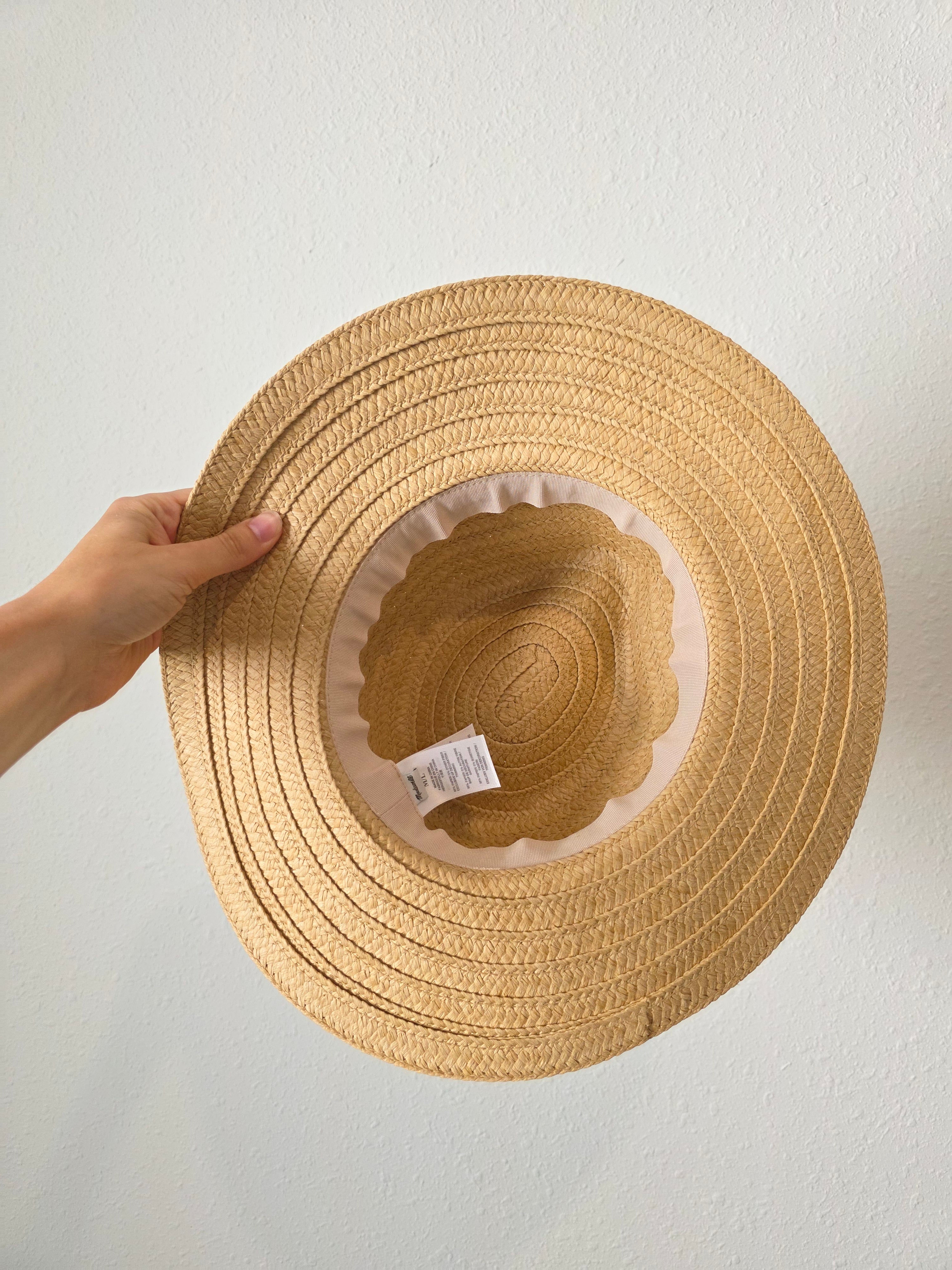 Madewell Straw Beachy Hat (M/L)