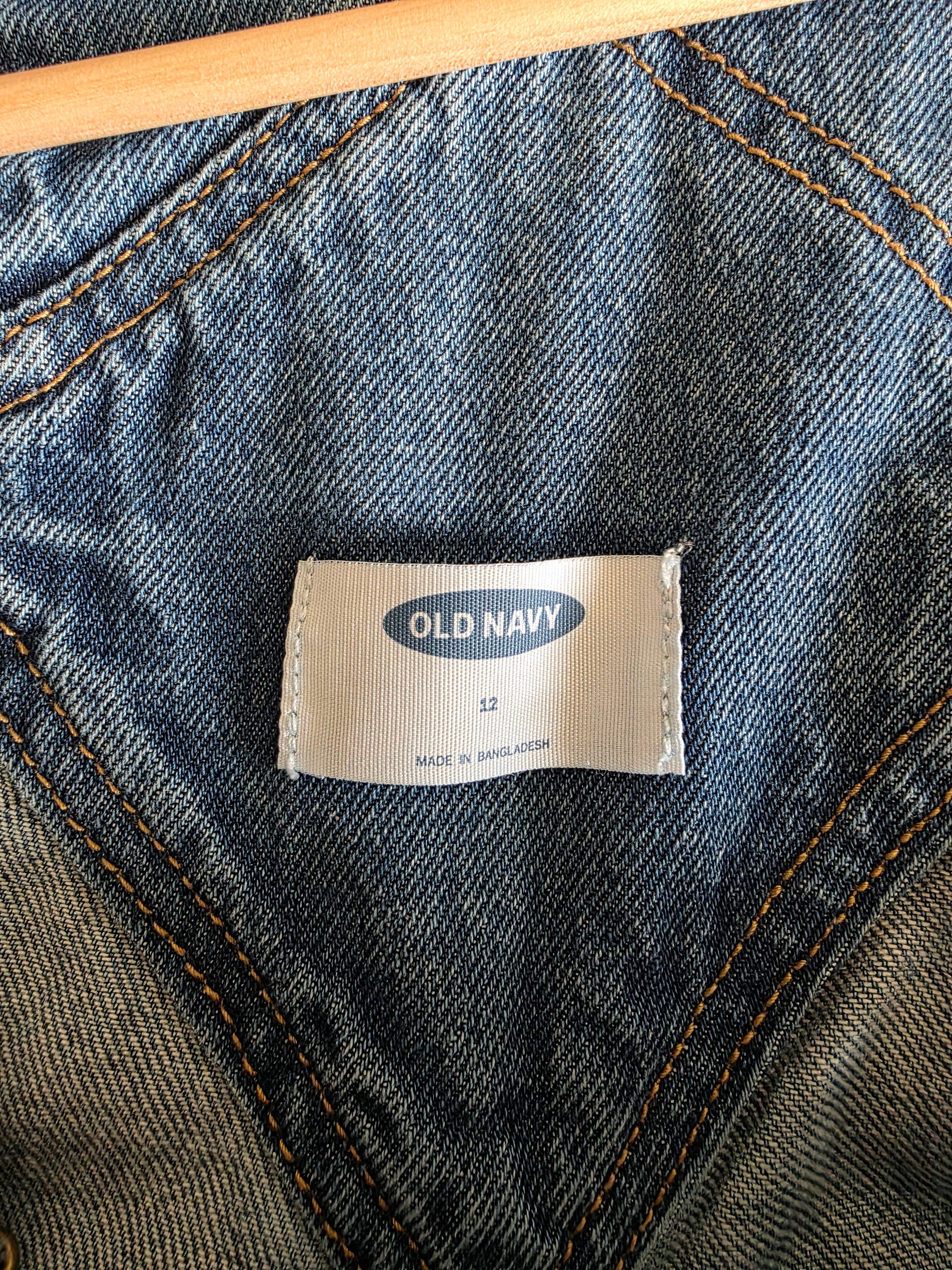 Slouchy Straight Denim Overalls (12)