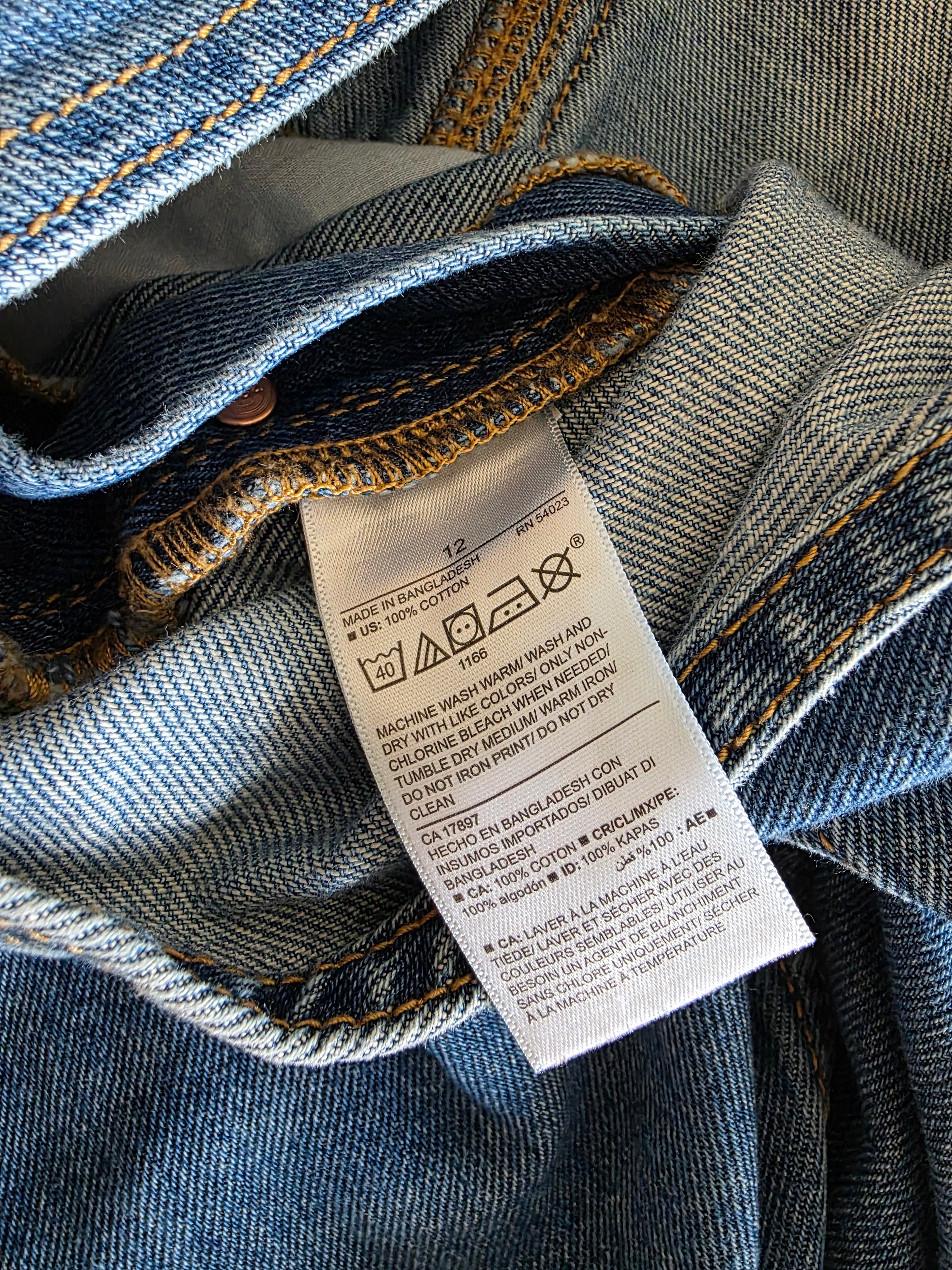 Slouchy Straight Denim Overalls (12)