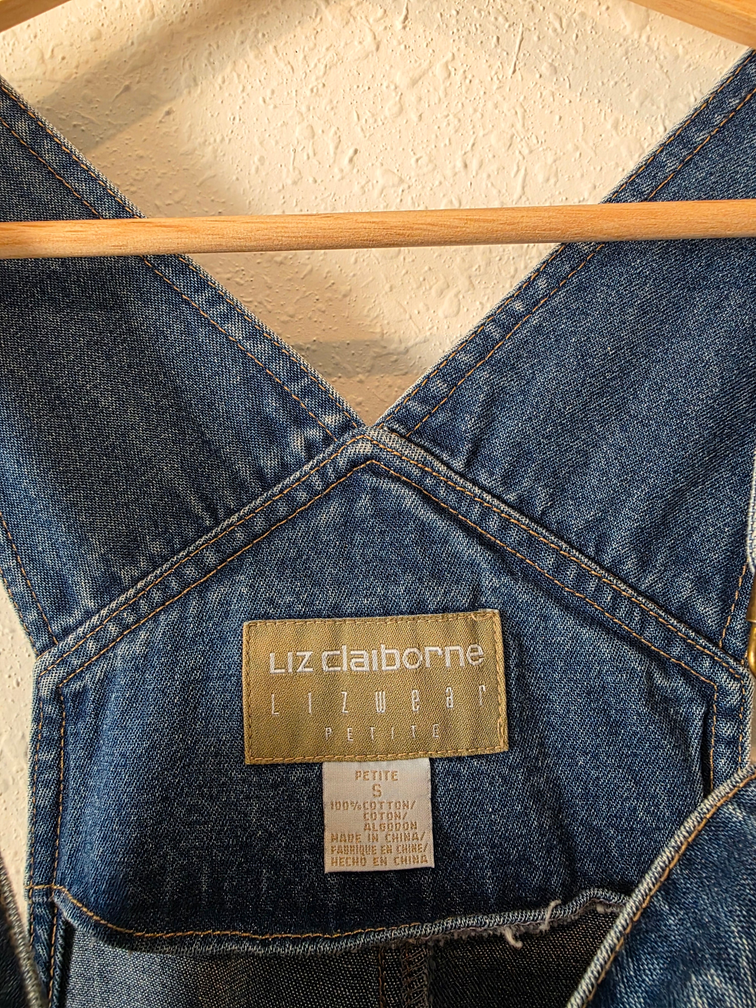 Vintage Relaxed Denim Overalls (SP)
