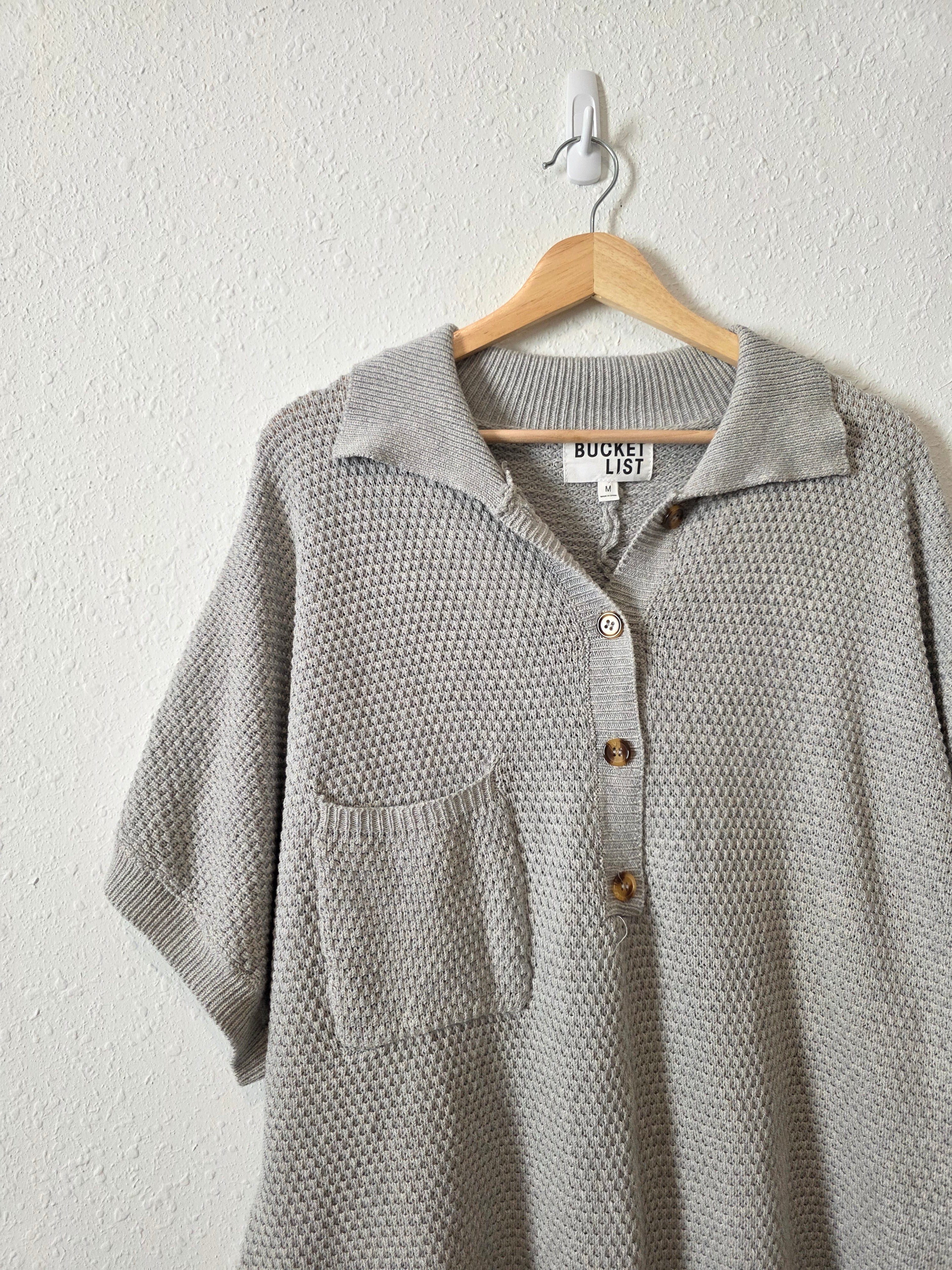 Bucketlist Cotton Waffle Romper (M)