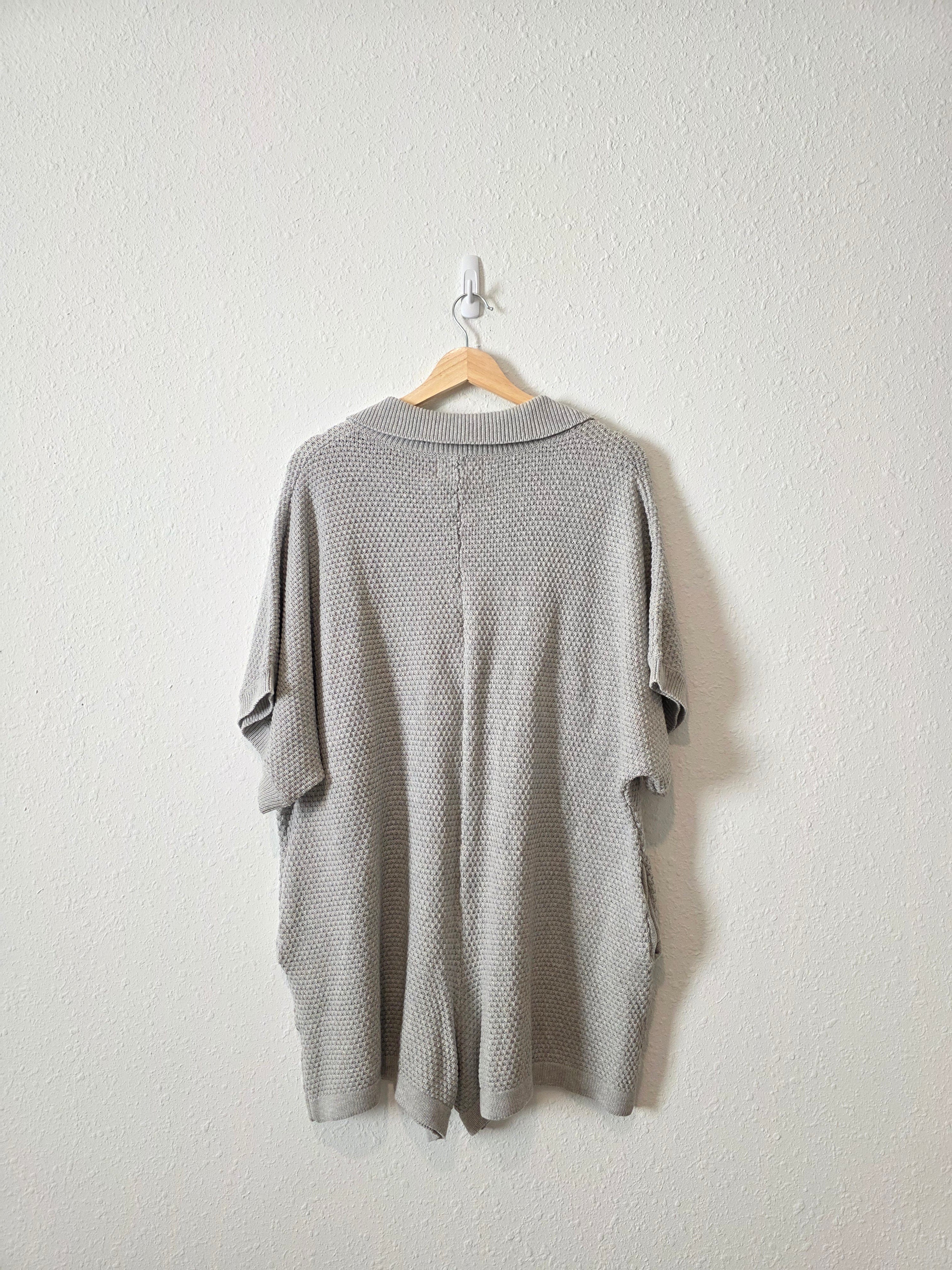 Bucketlist Cotton Waffle Romper (M)