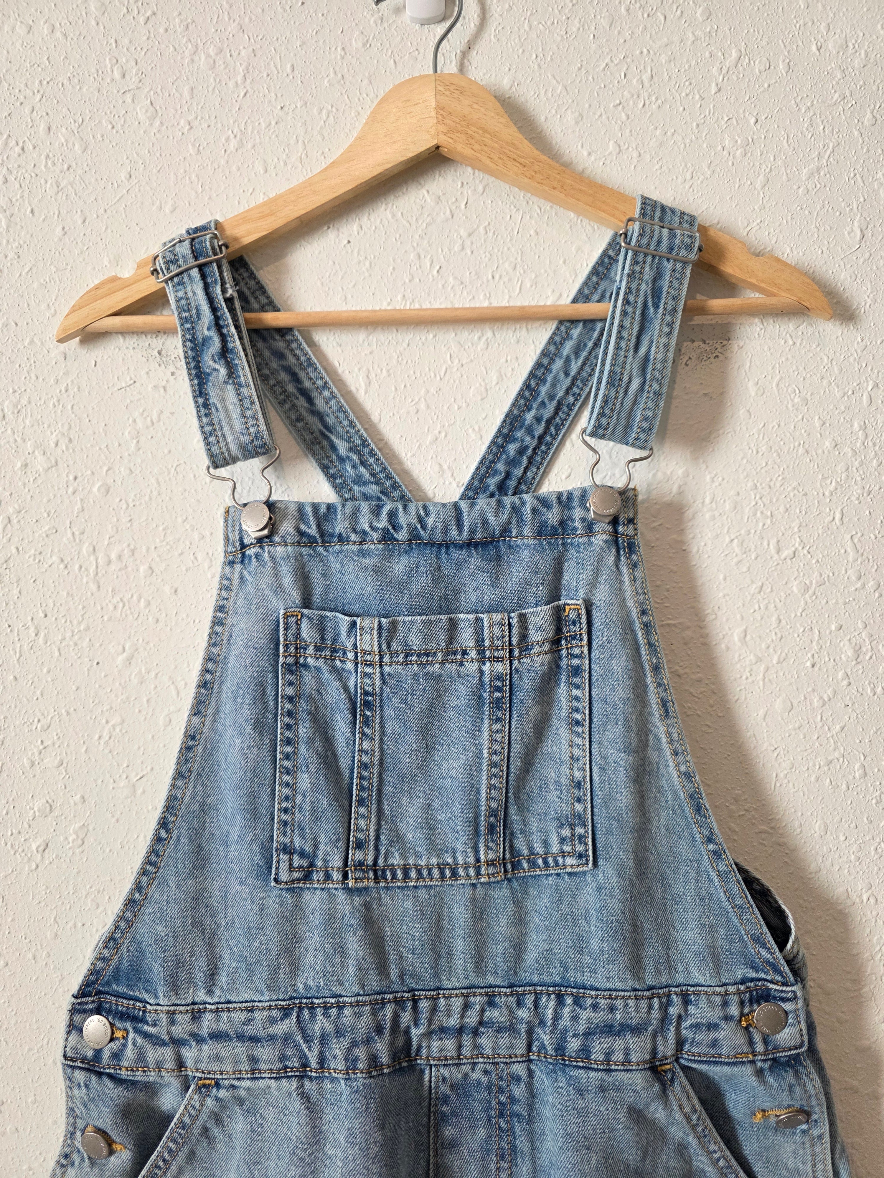Relaxed Denim Shortalls (6/28)