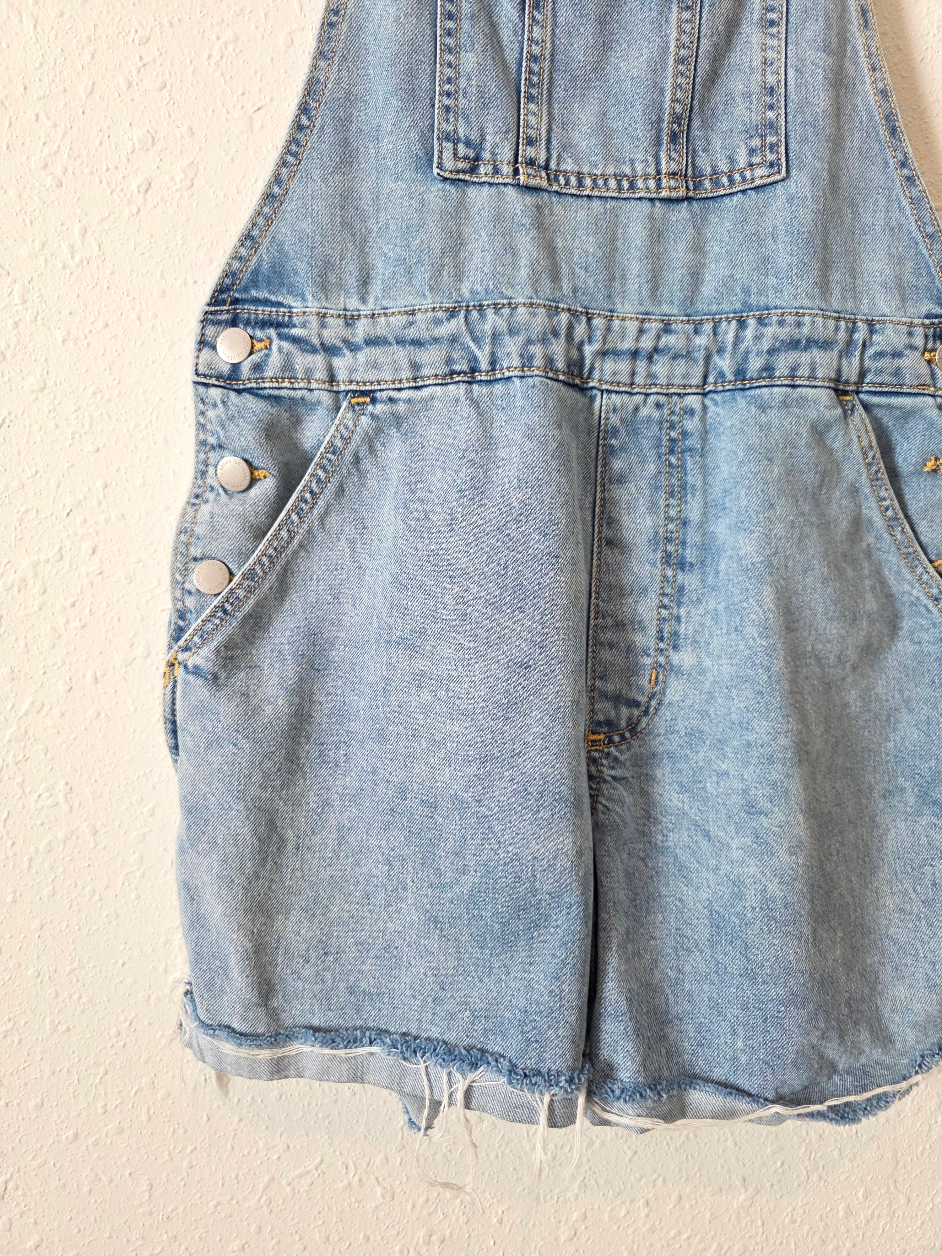 Relaxed Denim Shortalls (6/28)