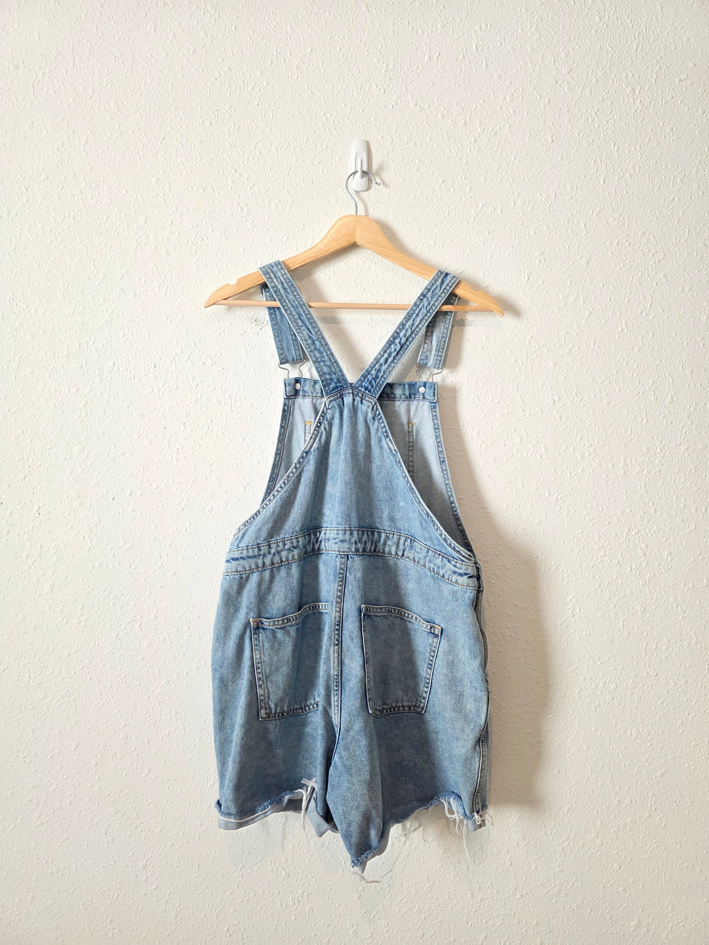Relaxed Denim Shortalls (6/28)