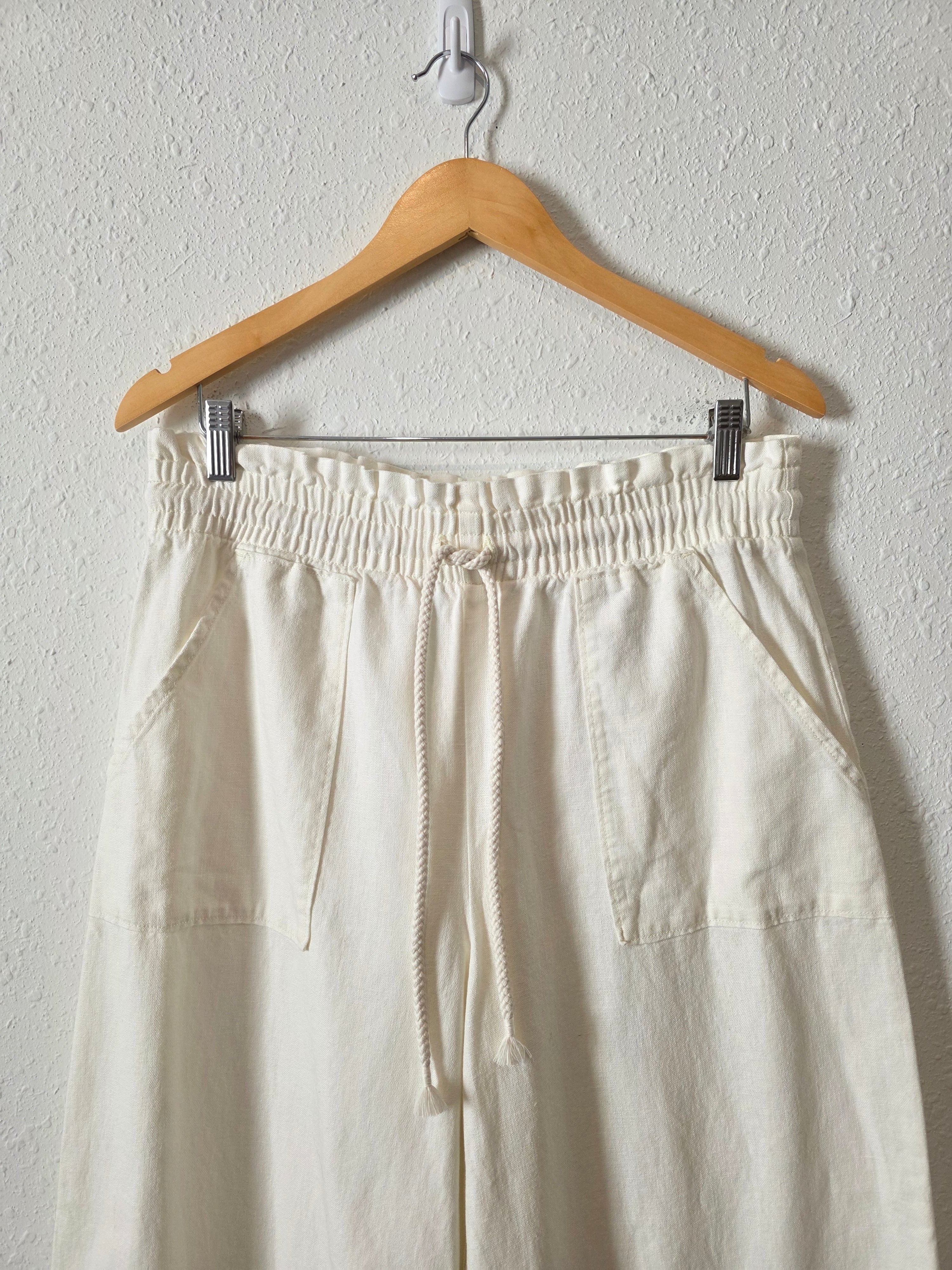 Banana Republic Hemp Wide Leg Pants (M)