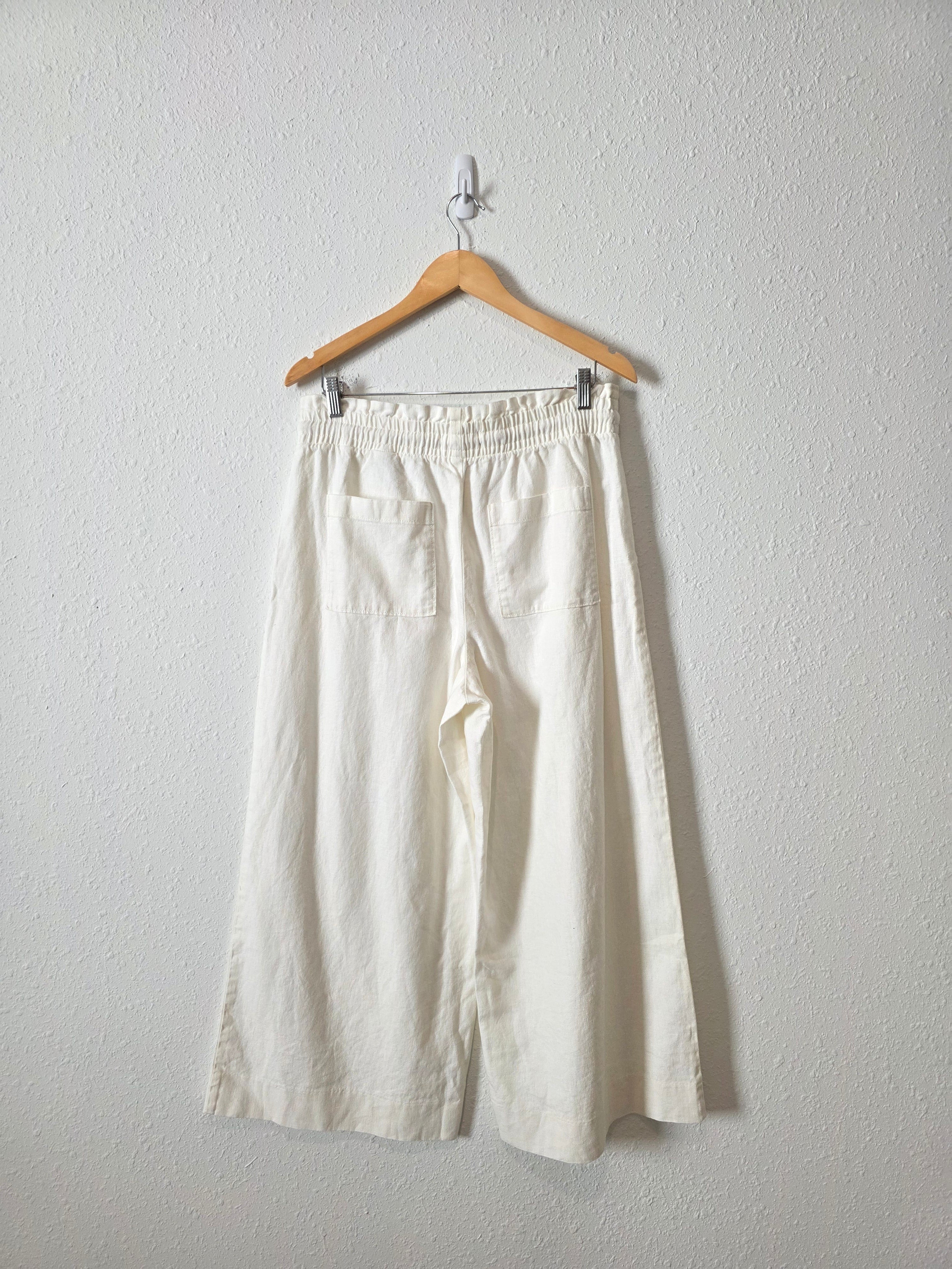 Banana Republic Hemp Wide Leg Pants (M)