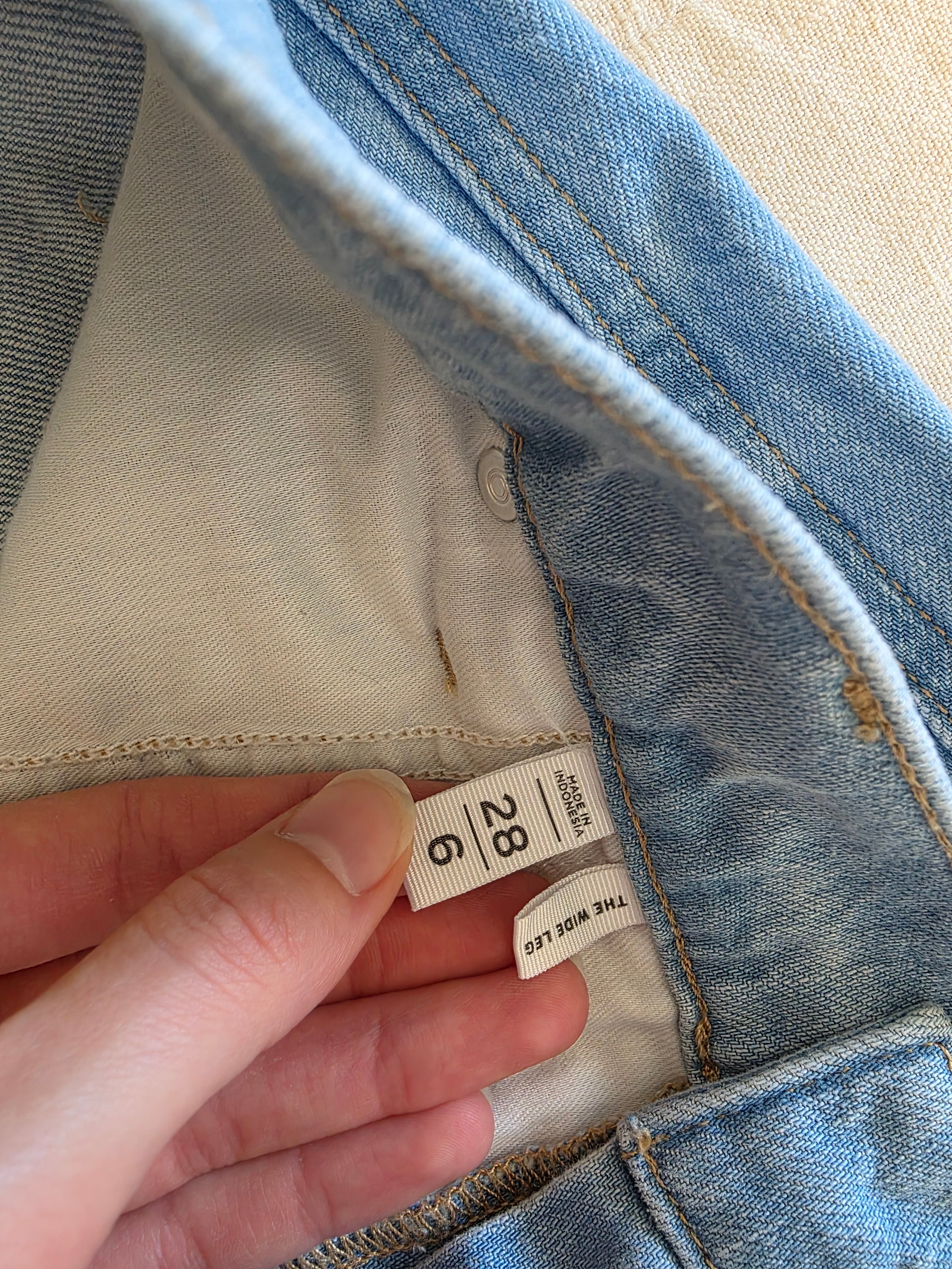 Loft Wide Leg Cargo Jeans (28/6)