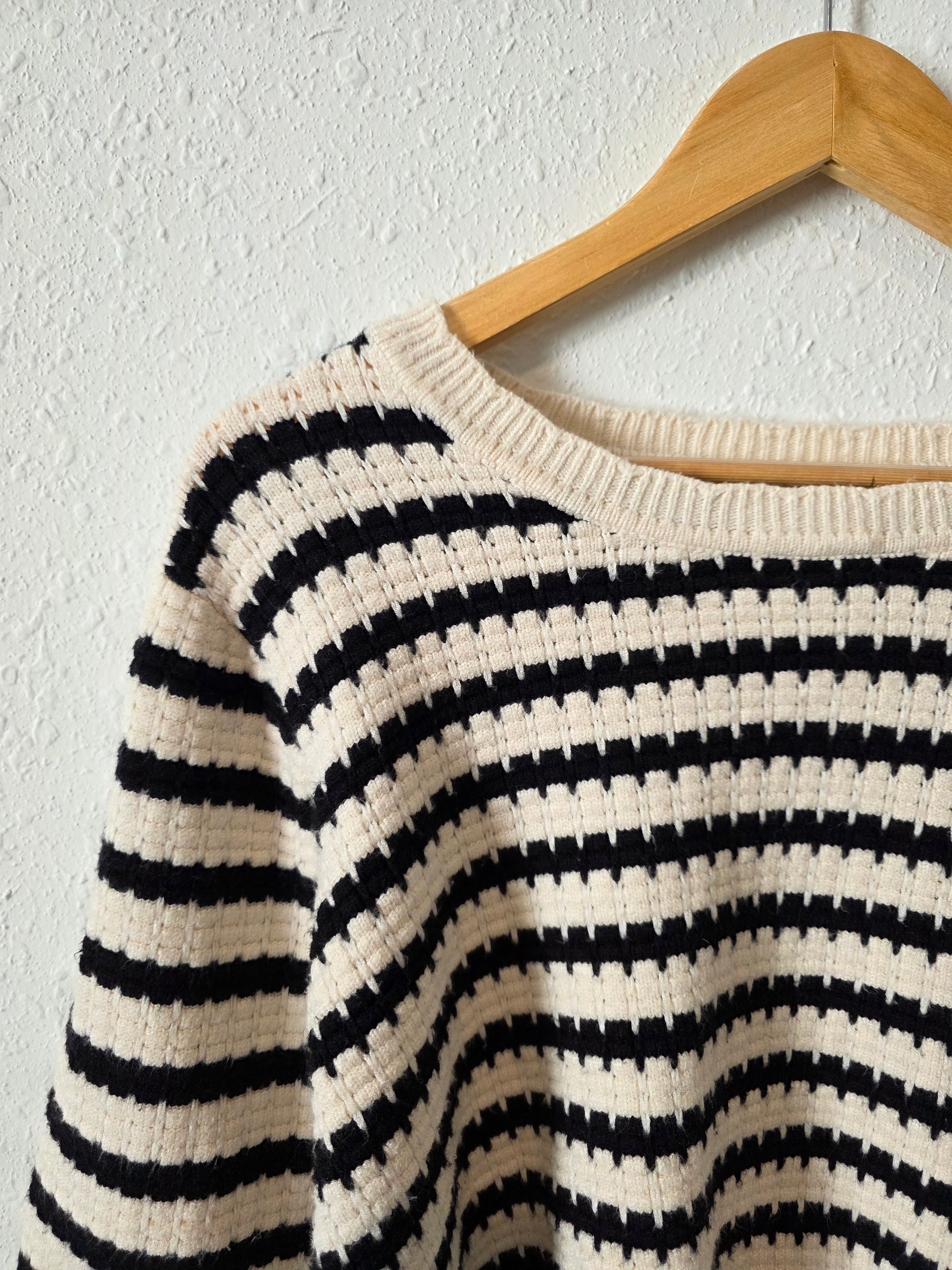 Arula Striped Crop Sweater (2X)