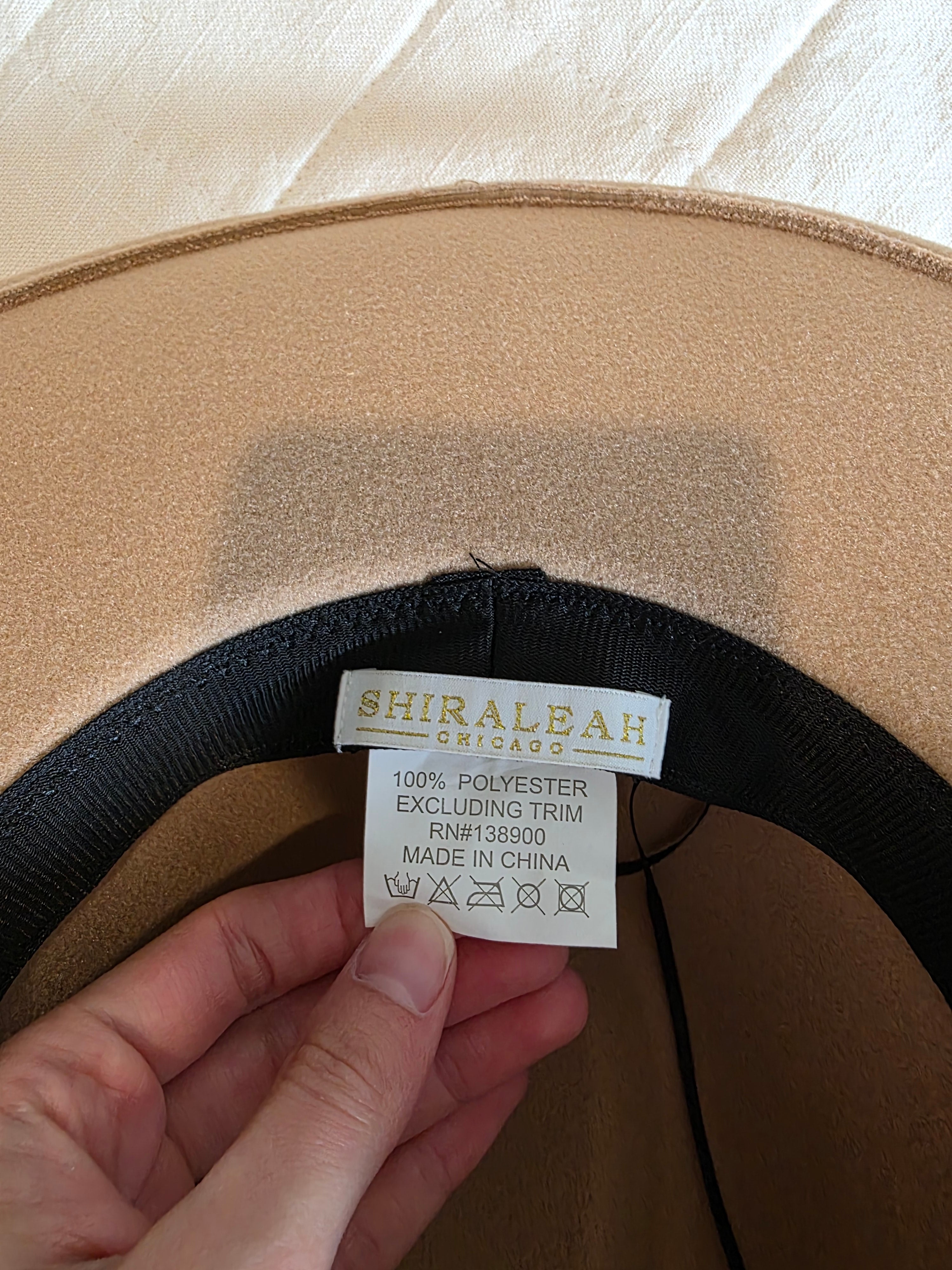 Tan Felt Rancher Hat (OS)