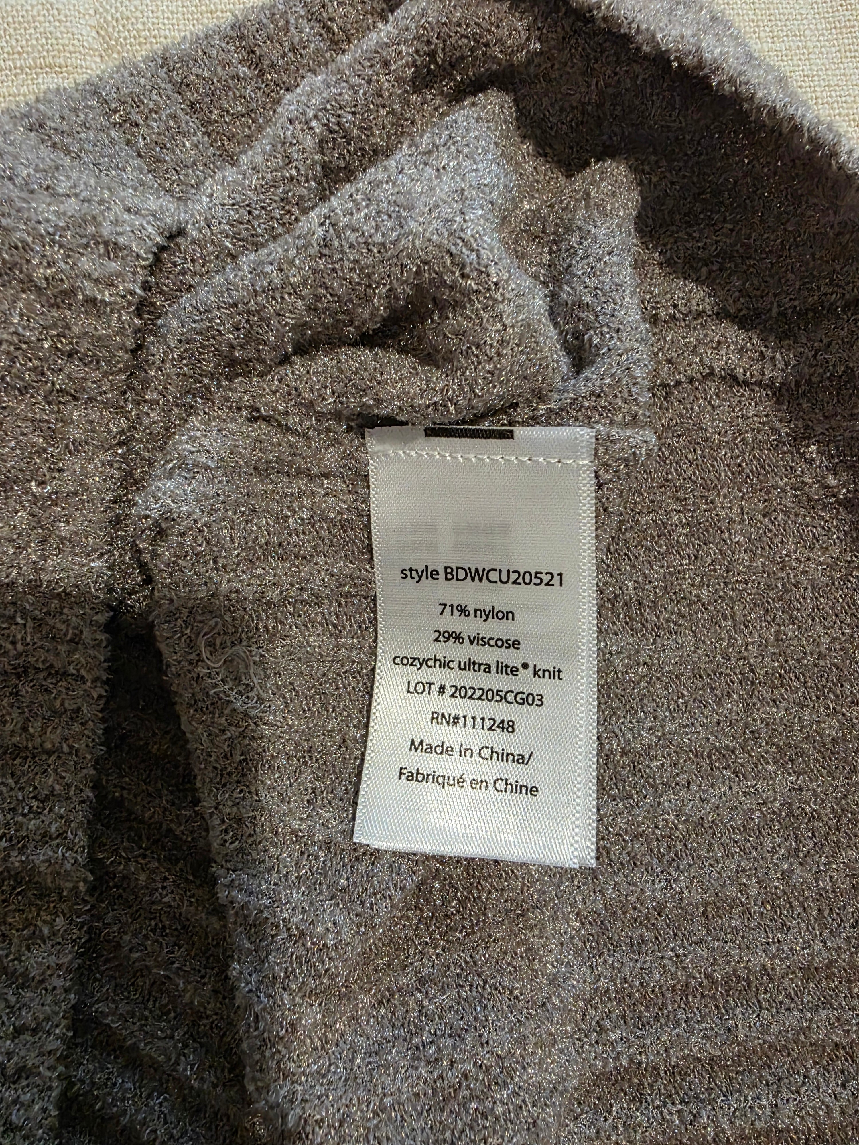 NEW Barefoot Dreams Ribbed Matching Set (L)