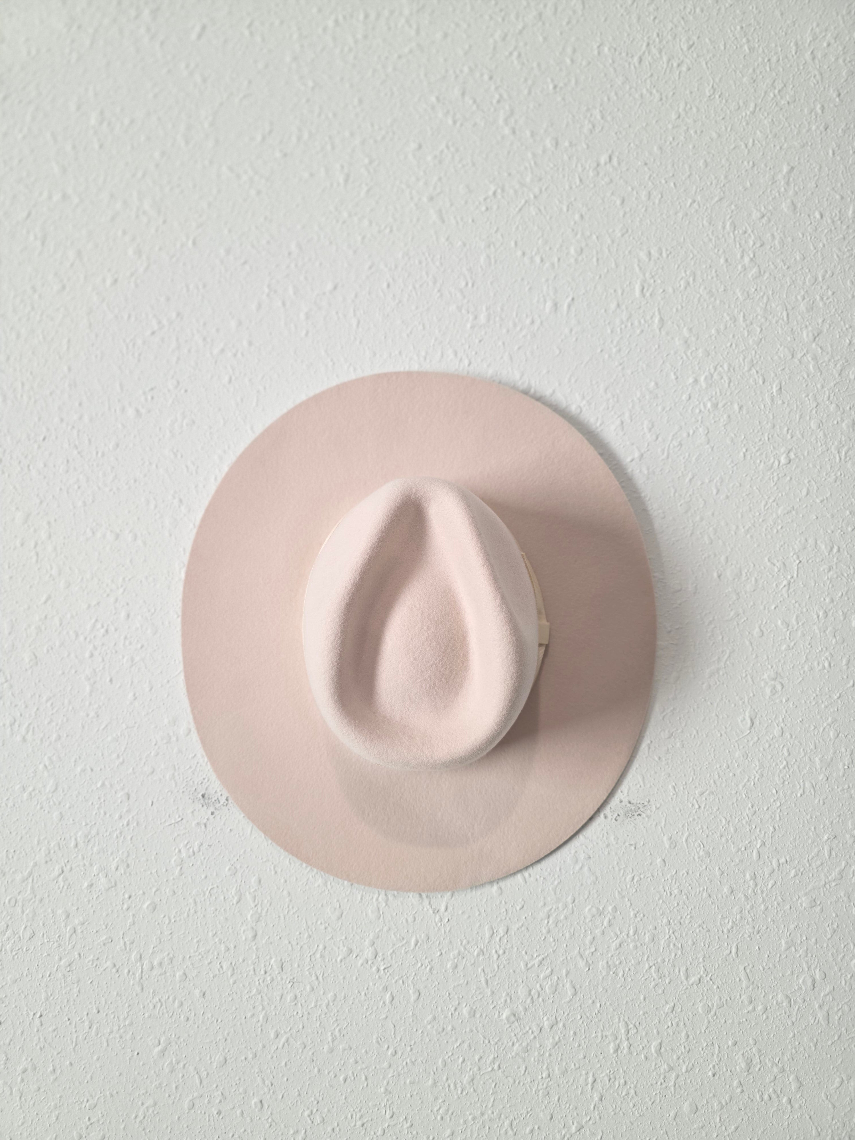 Cream Wool Rancher Hat (OS)