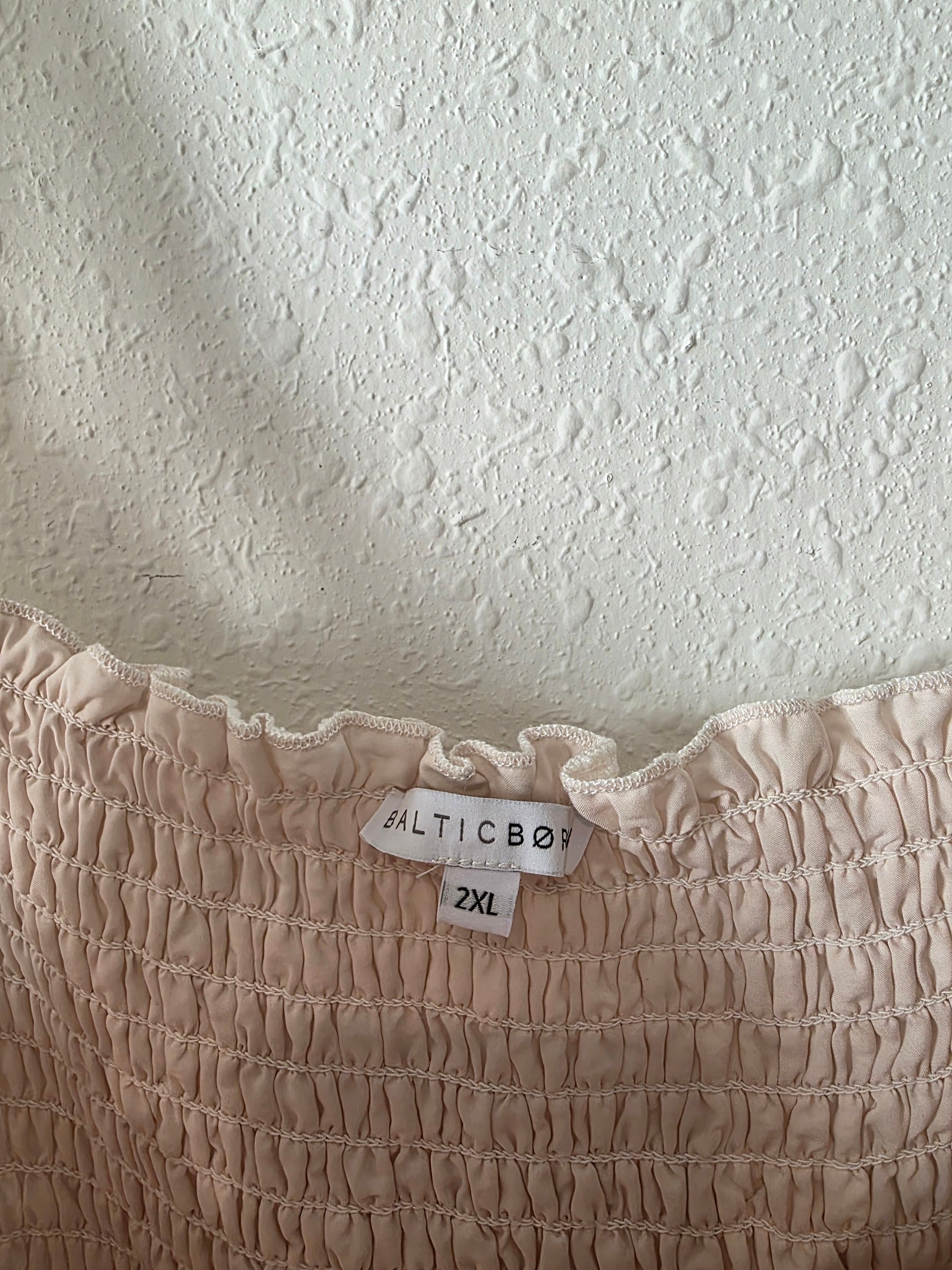 Baltic Born Smocked Lace Maxi Dress (2X)