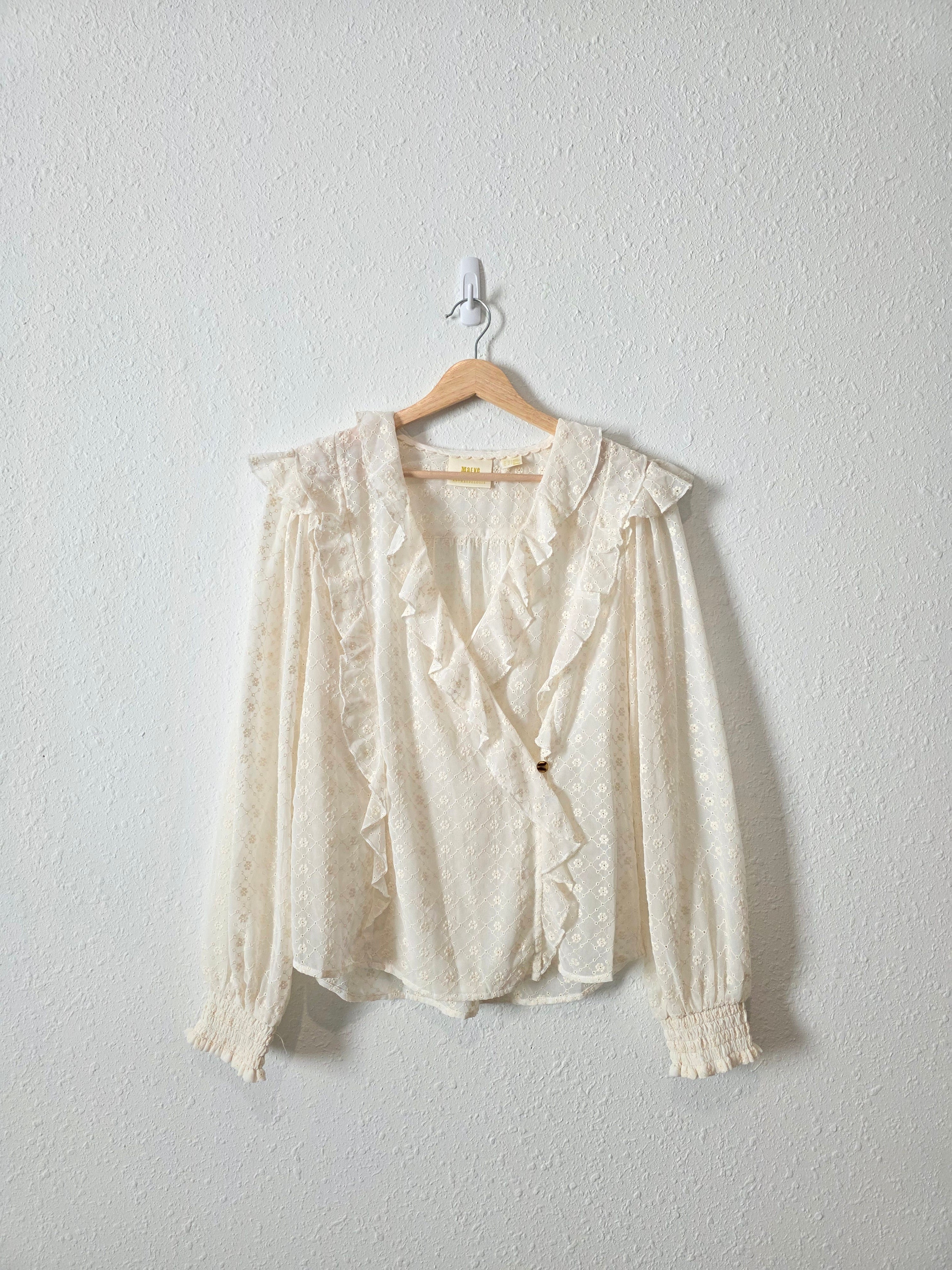 Anthropologie Floral Embroidered Blouse (12)