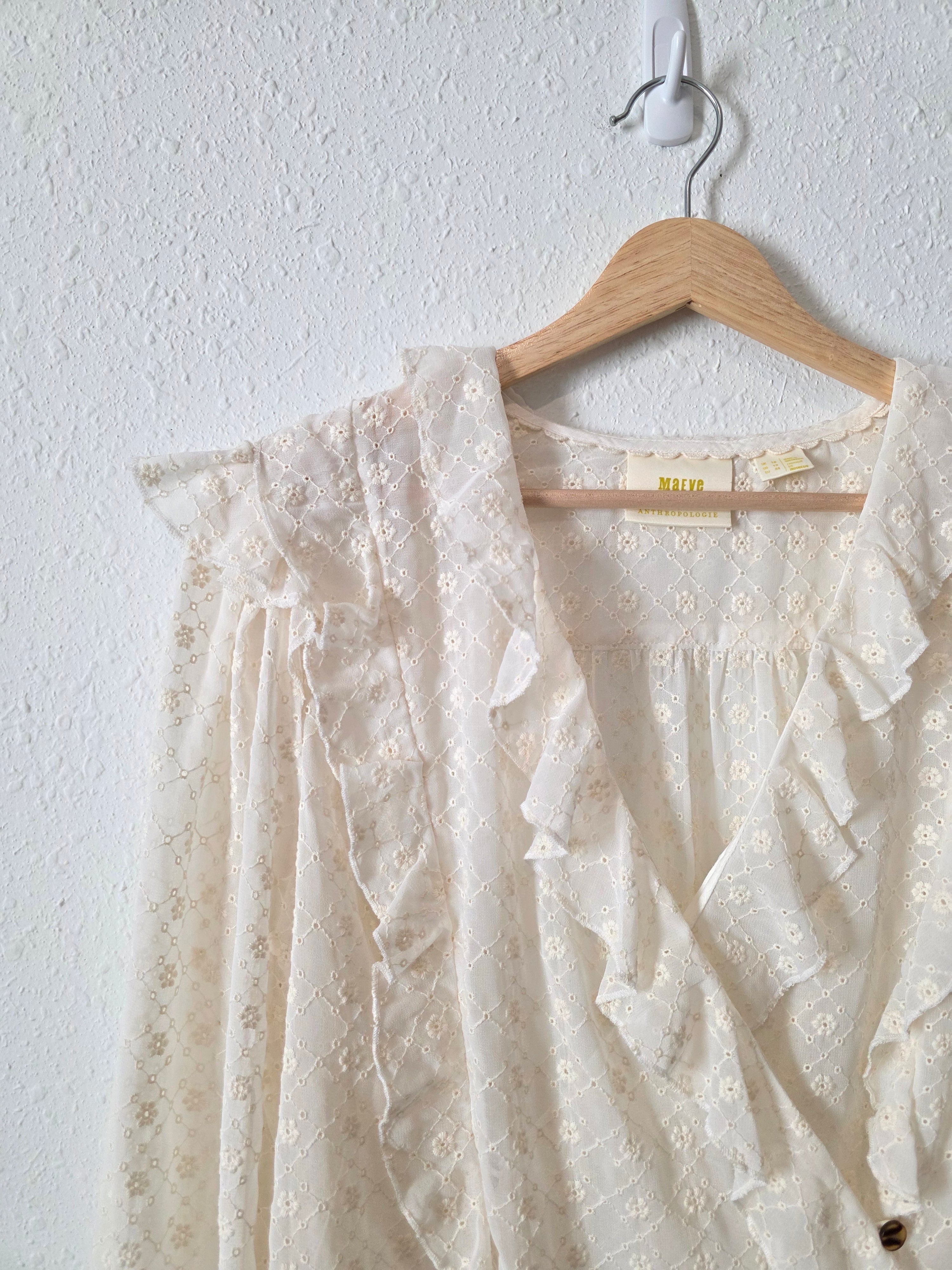 Anthropologie Floral Embroidered Blouse (12)