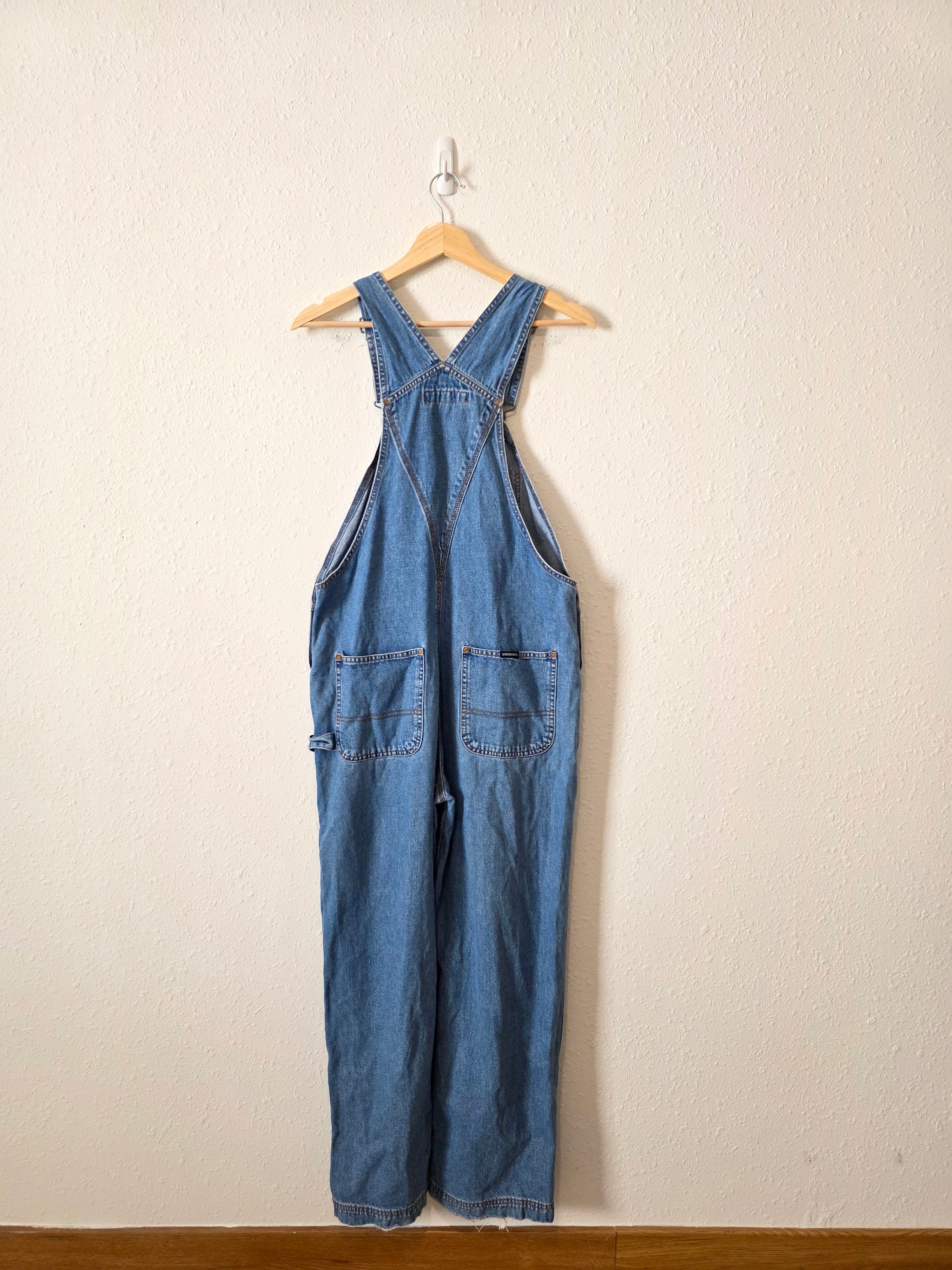 Vintage Relaxed Denim Overalls (S)