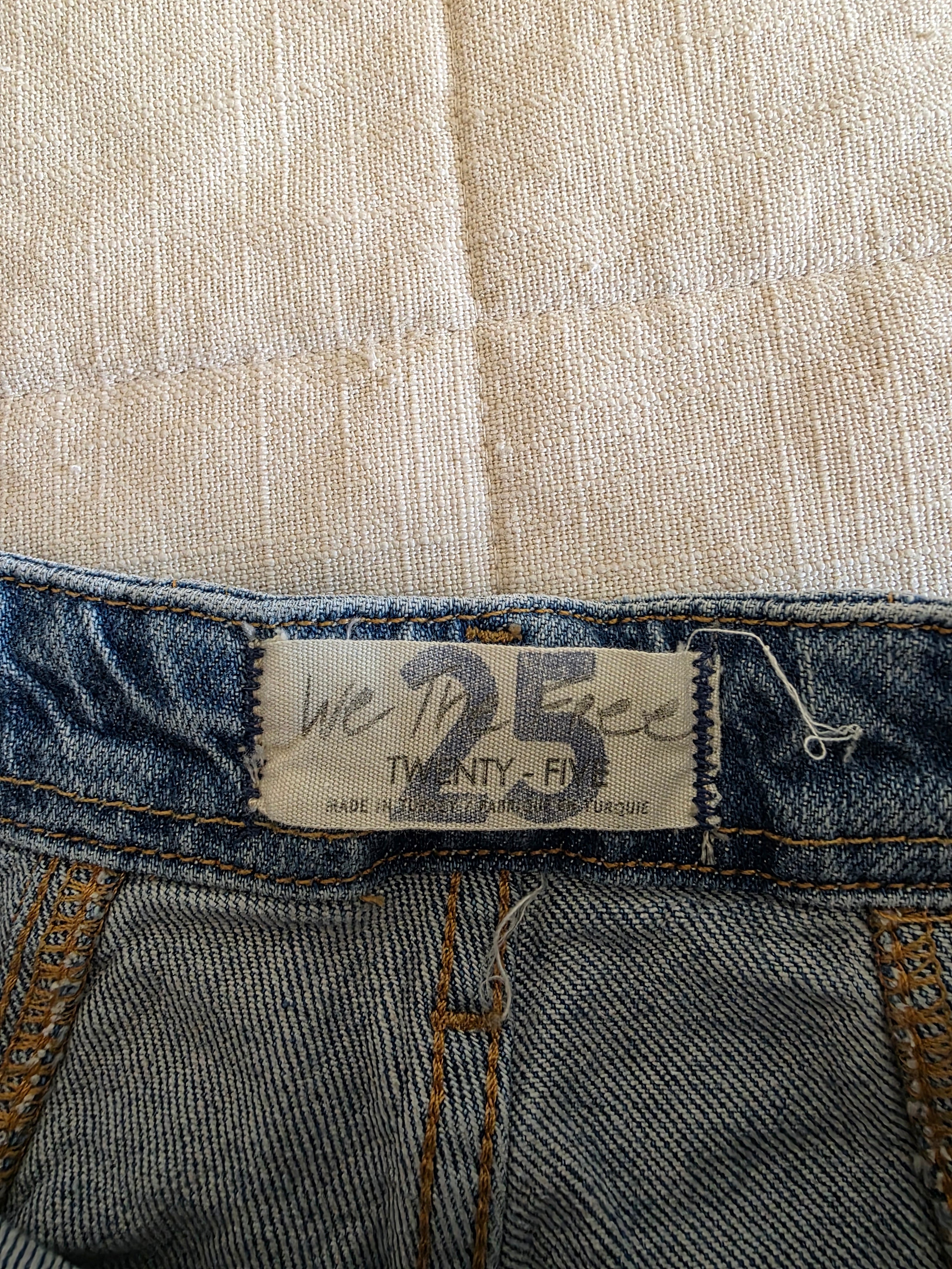 Free People High Rise Flare Jeans (25)