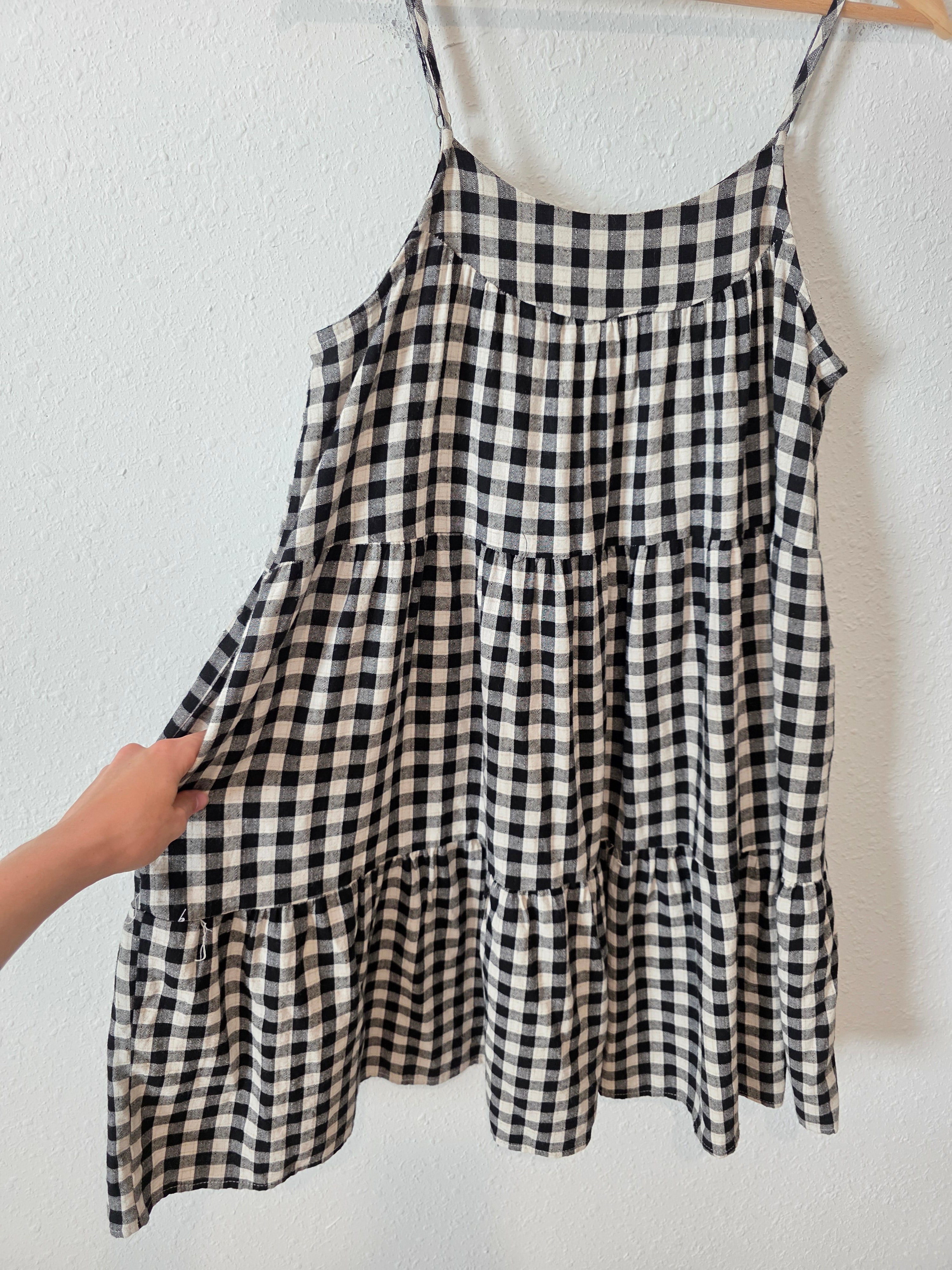 Hayden Gingham Mini Dress (M)